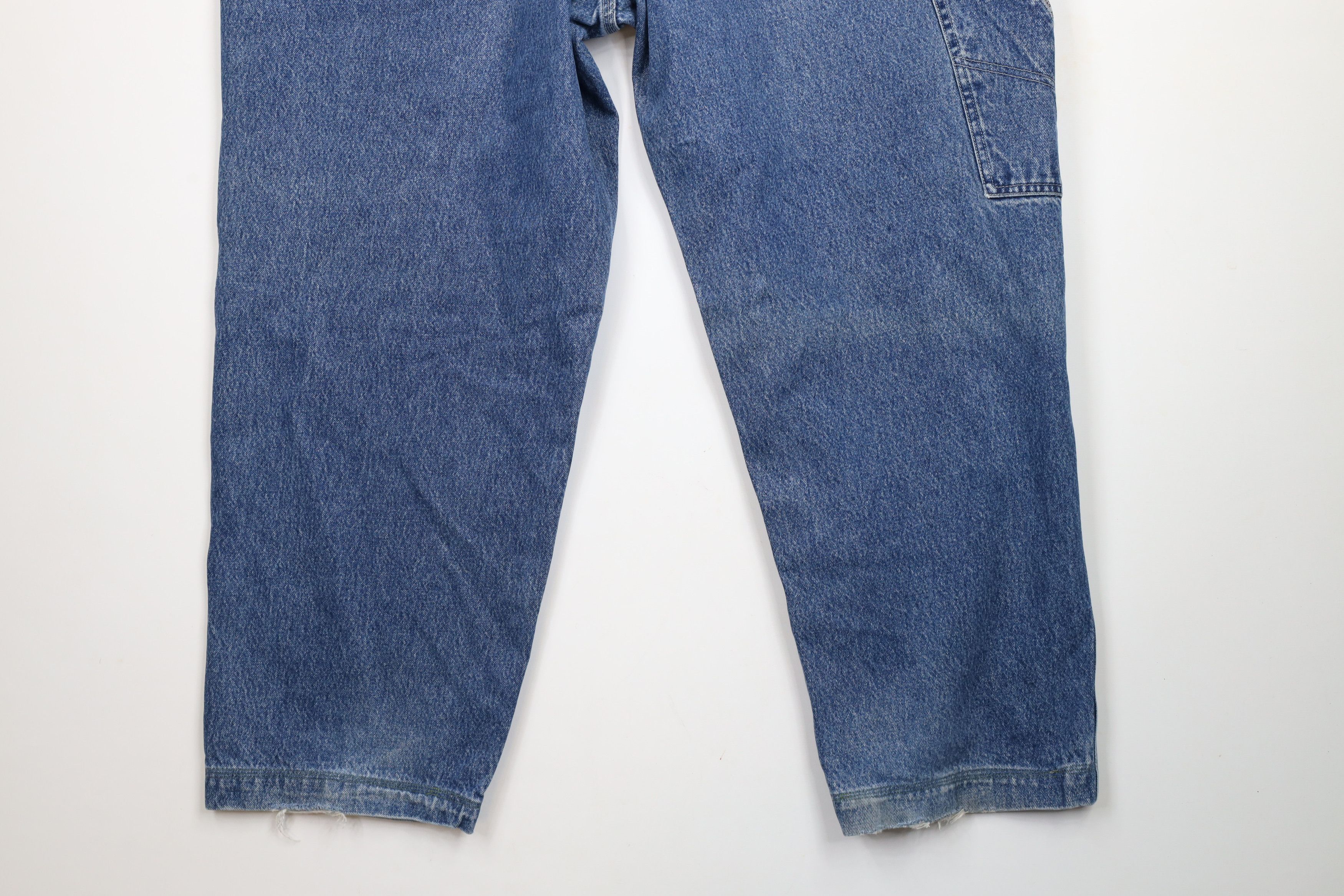 Vintage Vintage 90s Streetwear Baggy Fit Hip Hop Denim Jeans Blue Size US 44 / EU 60 - 12 Thumbnail