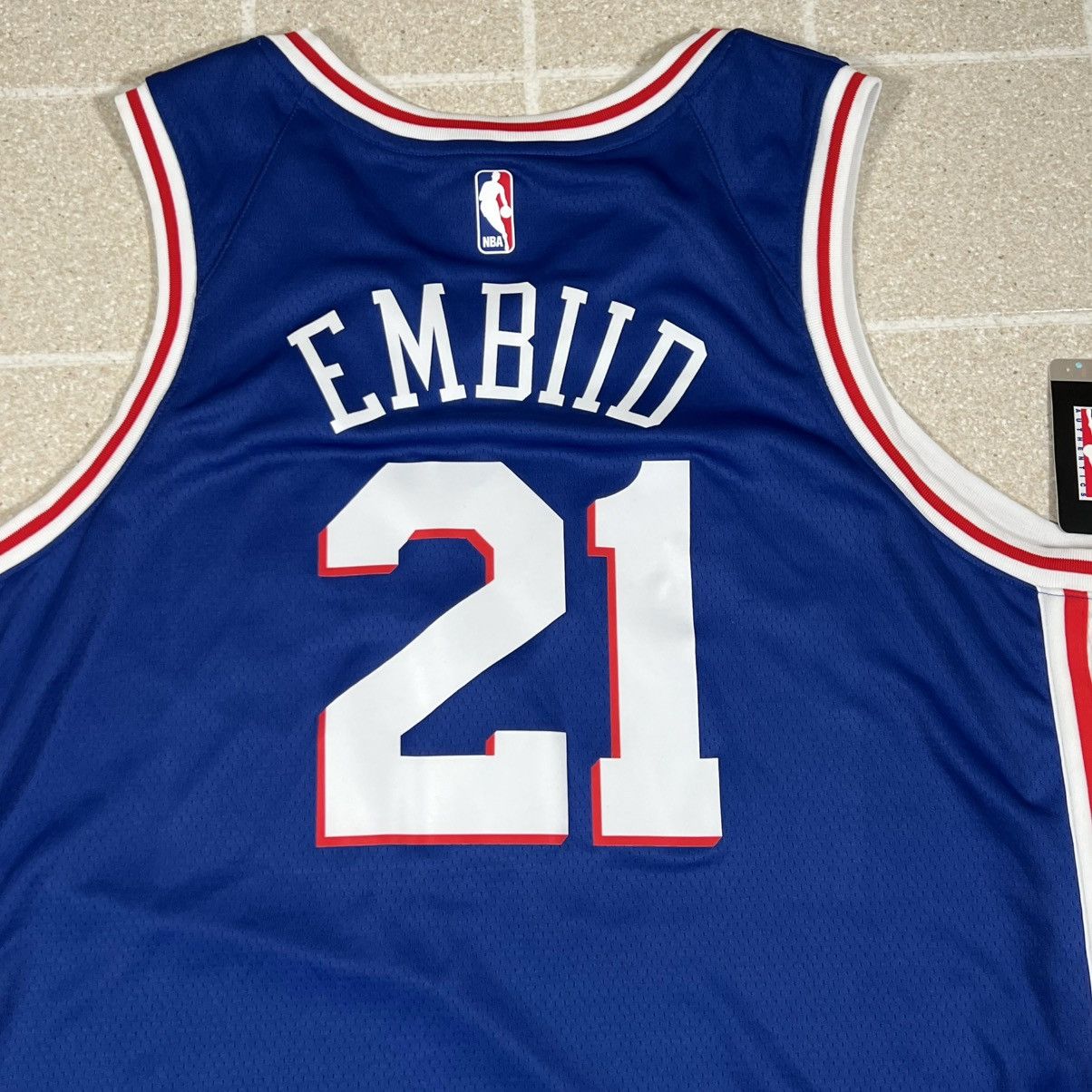 Nike Nike Swingman Joel Embiid #21 Philadelphia 76ers Icon Jersey Size US XXL / EU 58 / 5 - 2 Thumbnail