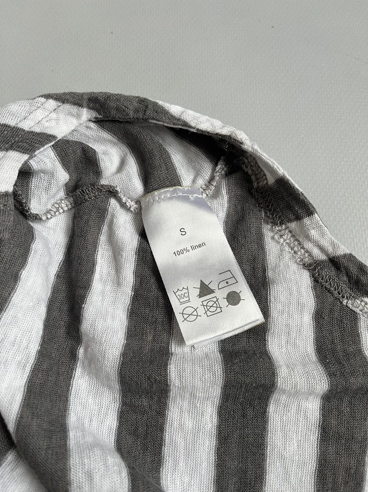 Rundholz RUNDHOLZ Black Label Striped Asymmetrical Grey Tank Top Size S / US 4 / IT 40 - 4 Thumbnail