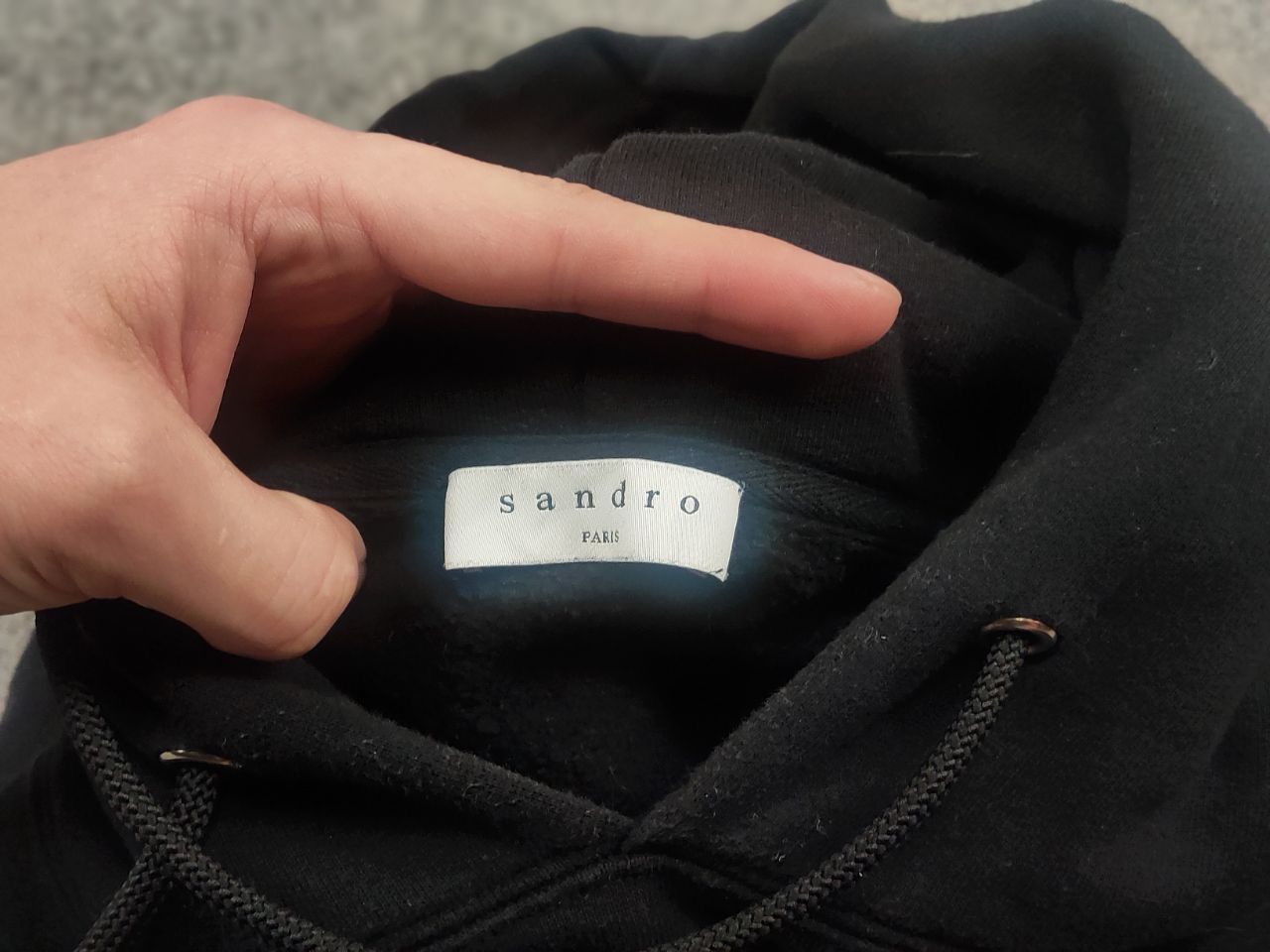 Sandro Sandro Paris Design Black Love Forever Logo Oversized Hoodie Size US L / EU 52-54 / 3 - 11 Thumbnail
