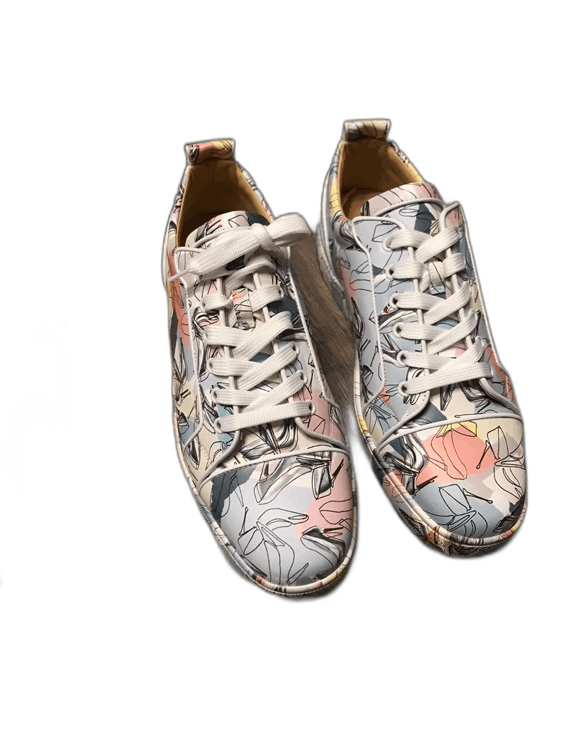 Christian Louboutin Casual Shoes with Graffiti Design