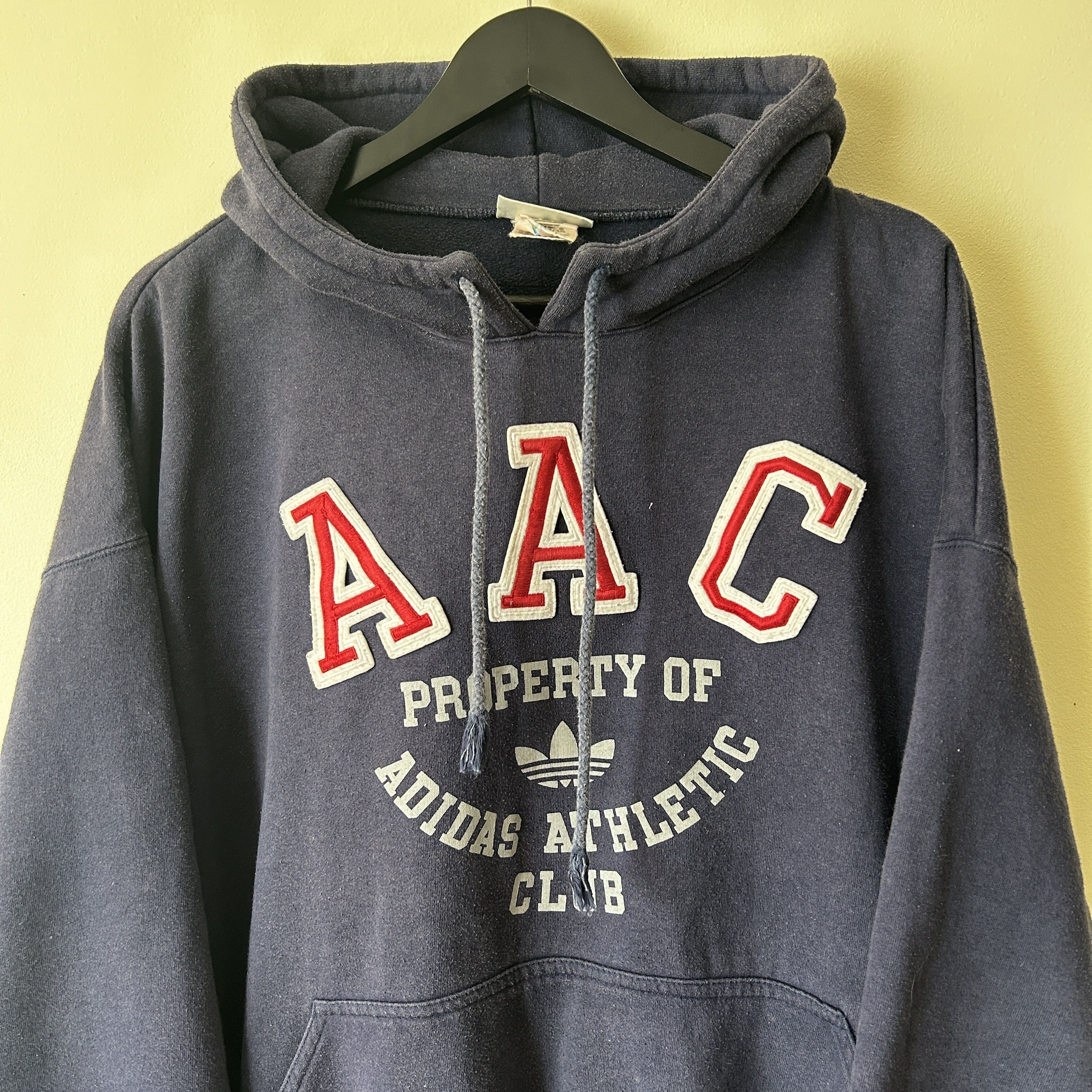 Adidas Vintage Adidas Athletic Club 90's Hoodie Size US L / EU 52-54 / 3 - 2 Thumbnail