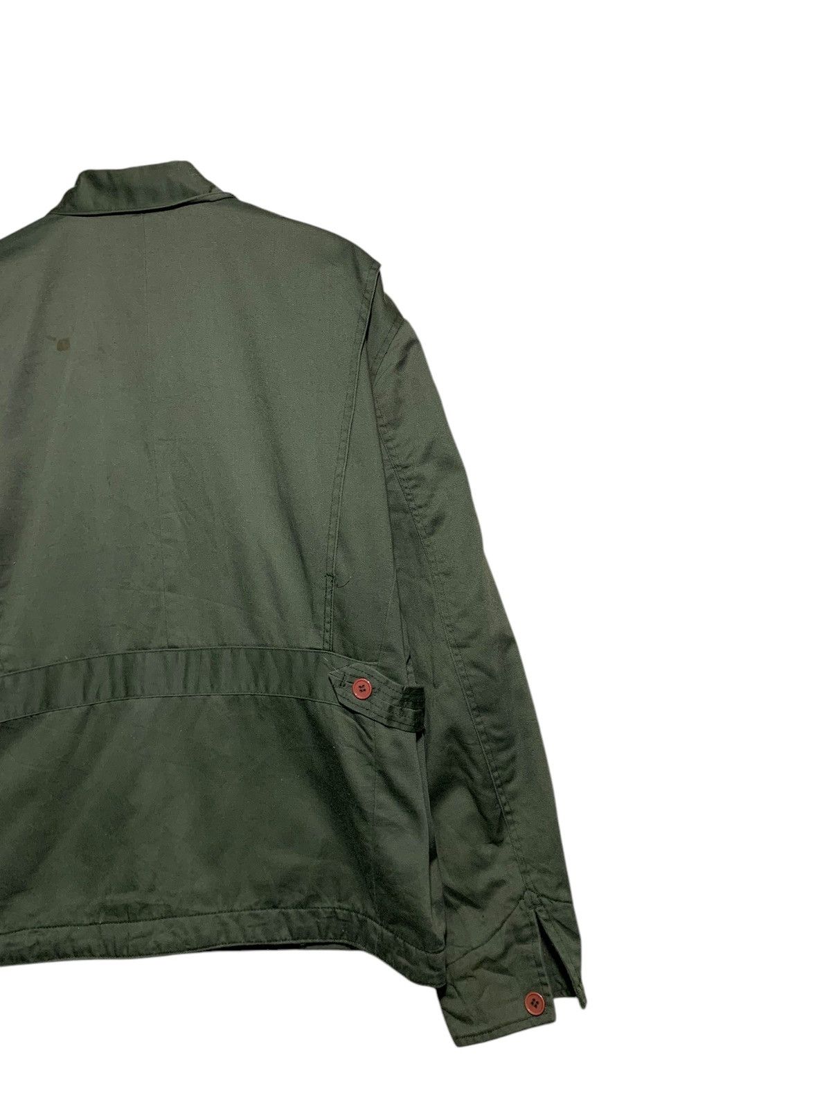 Japanese Brand 🔥HOUSTON GREEN ARMY ROCKABILLY JACKETS Size US L / EU 52-54 / 3 - 7 Thumbnail