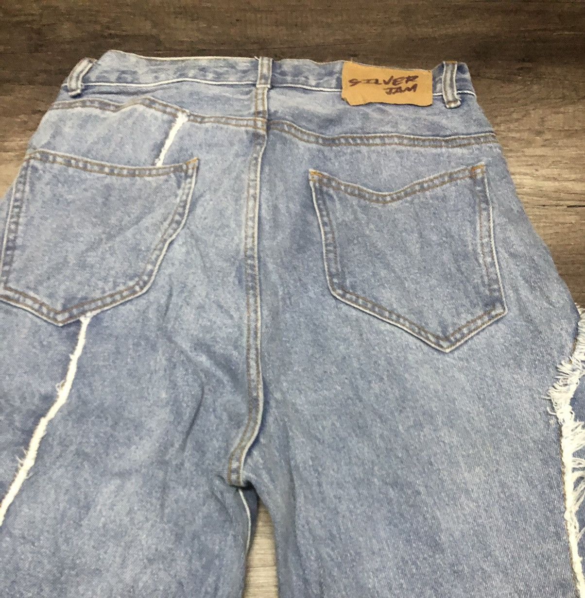 Japanese Brand W.W.G SILVER JAM JEANS UNISEX DESIGN Size US 28 / EU 44 - 13 Thumbnail