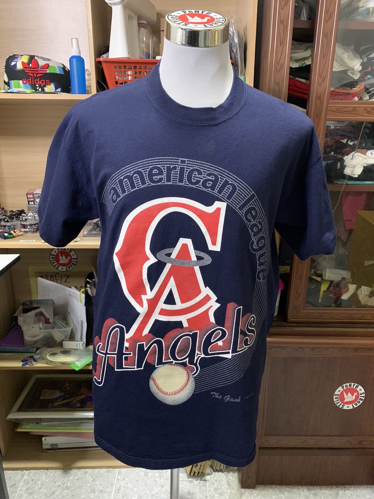 MLB Vintage 1991’s Trench USA California Angels shirt Size US L / EU 52-54 / 3 - 1 Thumbnail