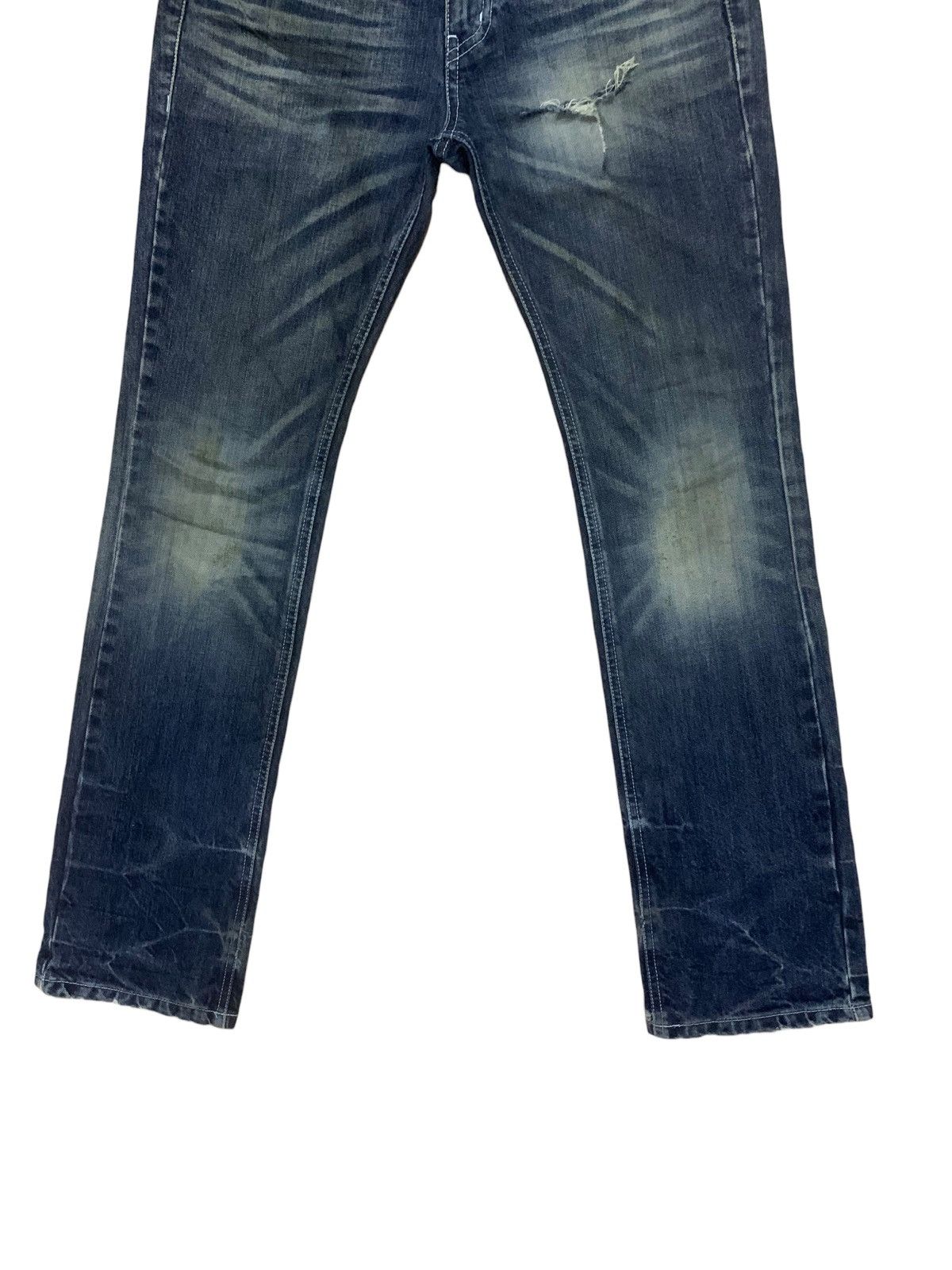 If Six Was Nine × Japanese Brand × Le Grande Bleu (L.G.B.) Vintage Japanese Eight By Distress Jeans Size US 29 - 5 Thumbnail