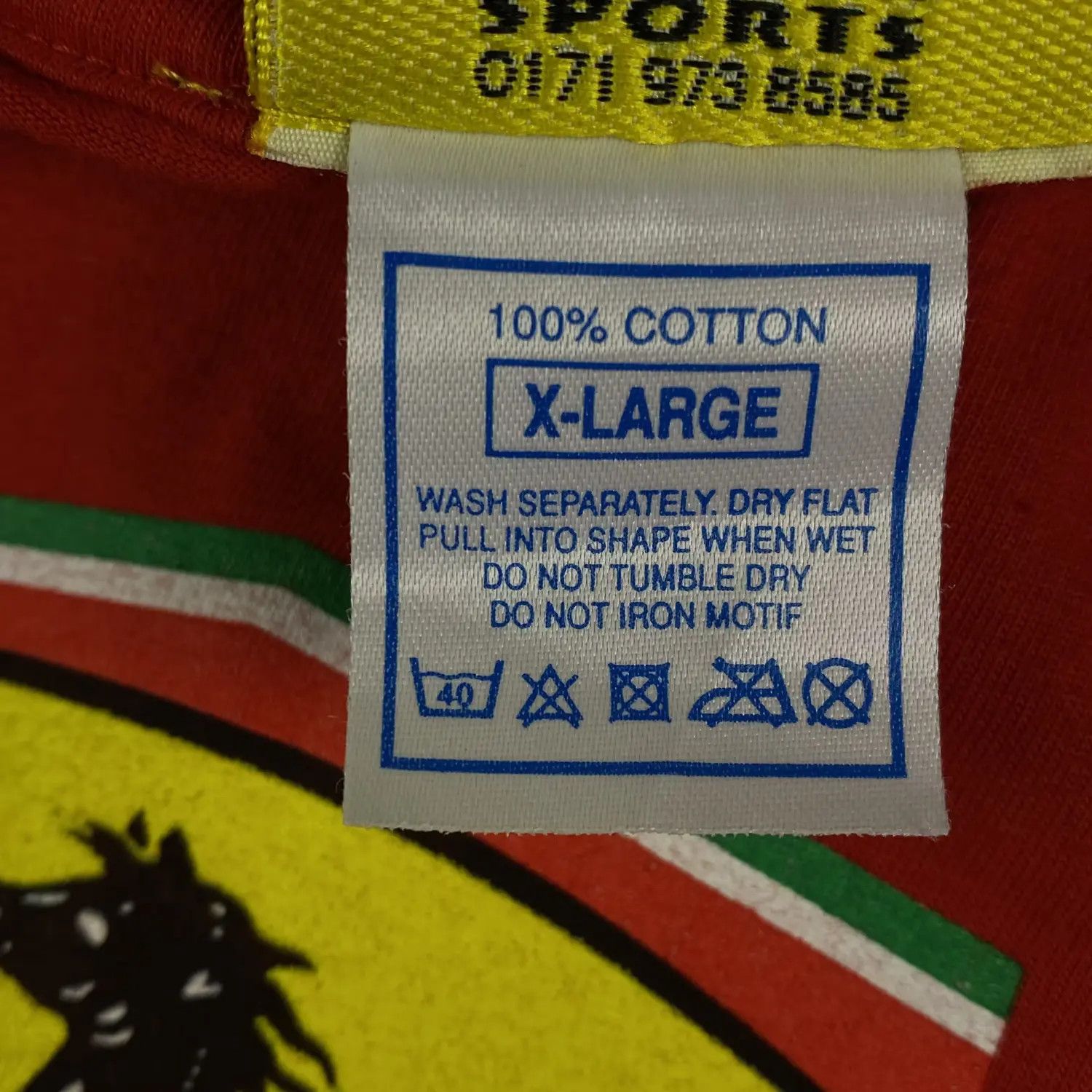 Ferrari Mens Vintage T Shirt Ferrari Size XL Size US XL / EU 56 / 4 - 6 Thumbnail