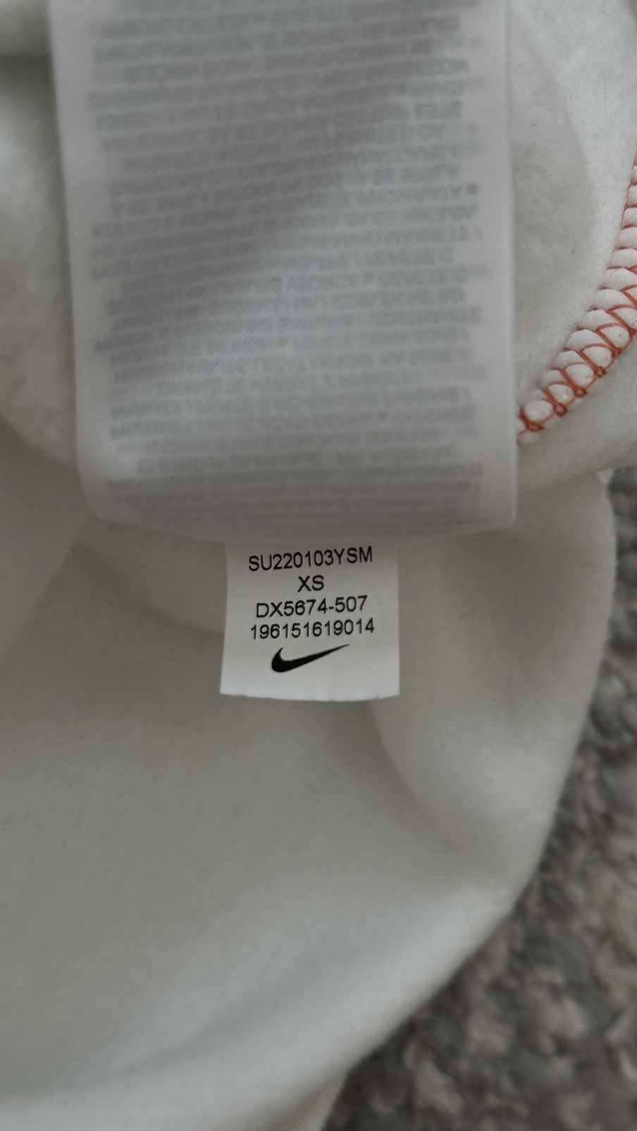 Nike Nike Oversized Womens Fleece Colourblock Jumper Size XS / US 0-2 / IT 36-38 - 4 Thumbnail