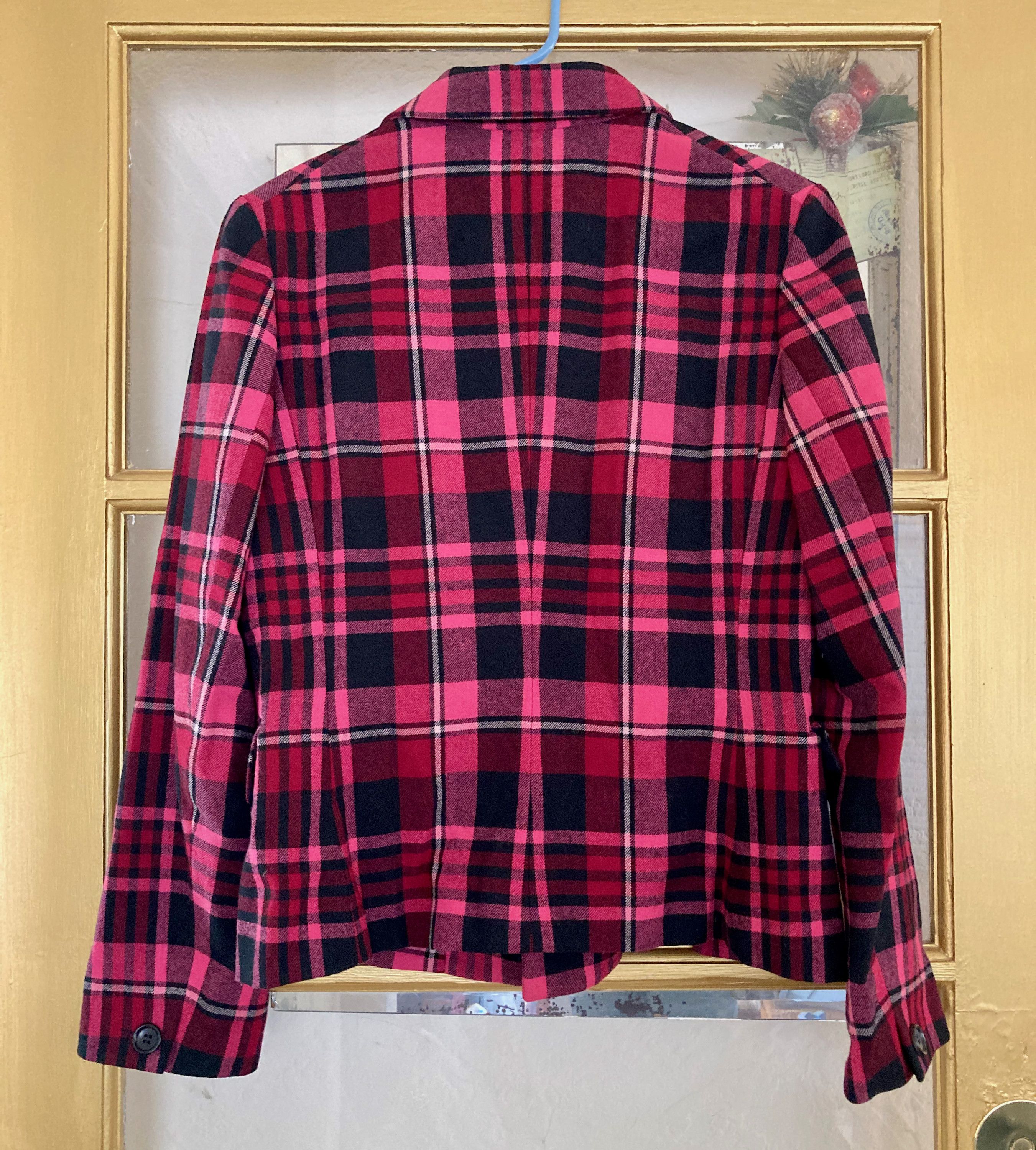 Comme des Garcons Robe de Chambre pink tartan wool skirt suit Size M / US 6-8 / IT 42-44 - 4 Thumbnail