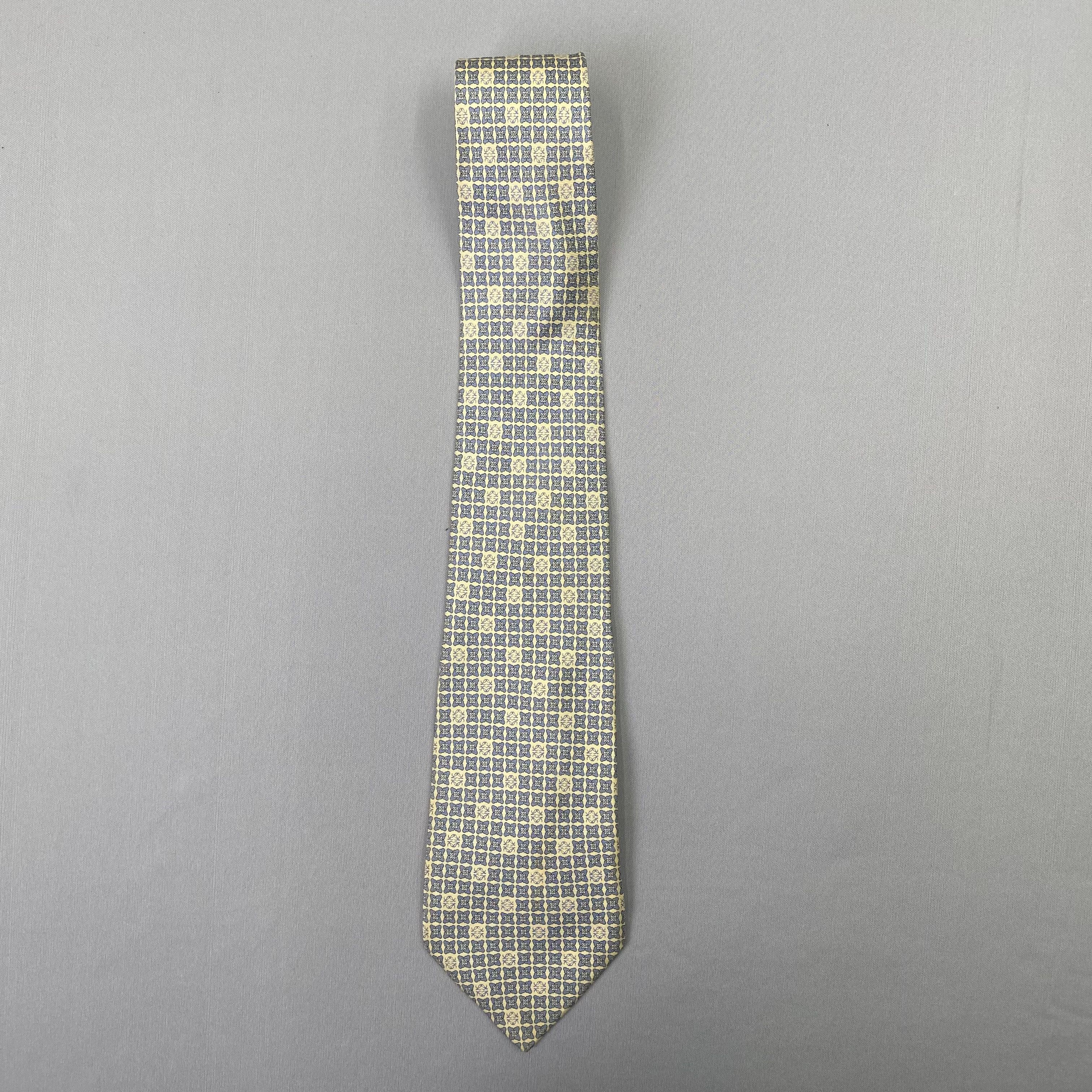 Japanese Brand Vintage Loewe SILK Necktie Cravate Pure Silk Neck Tie Size ONE SIZE - 3 Thumbnail