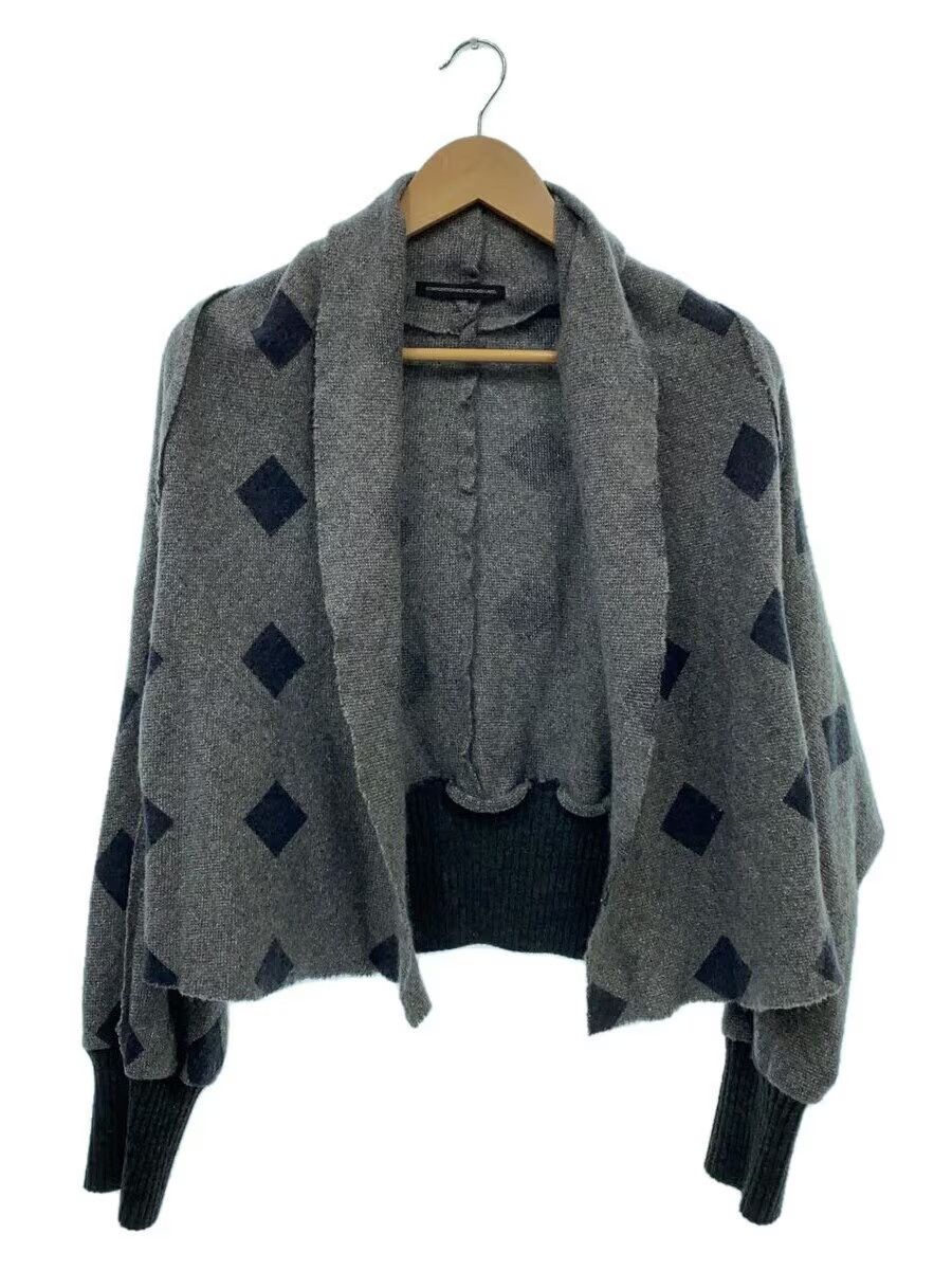 Y's × Yohji Yamamoto Diamond Wool Boxy Knit Cardigan Size M / US 6-8 / IT 42-44 - 1 Thumbnail