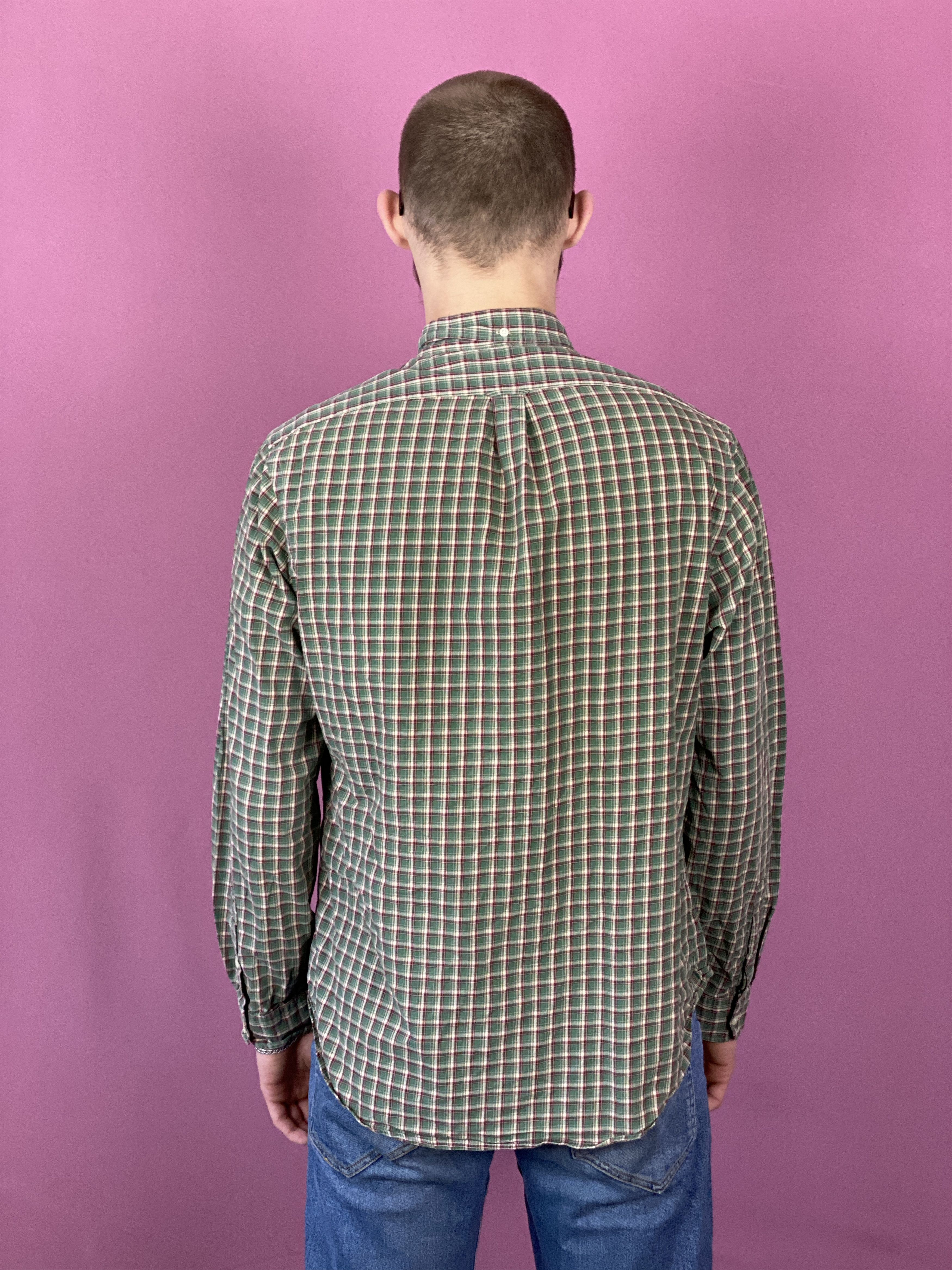 Polo Ralph Lauren × Ralph Lauren × Vintage Polo Ralph Lauren Vintage Men's Plaid Shirt - XL Size US XL / EU 56 / 4 - 4 Thumbnail