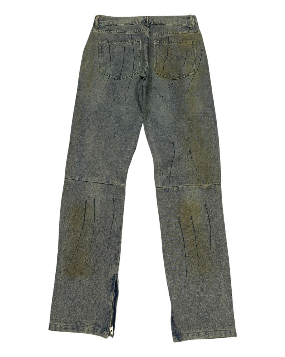 Japanese Brand VINTAGE JAPANESE RICK OWENS STYLE DISTRESSED DENIM JEANS Size US 30 / EU 46 - 2 Thumbnail