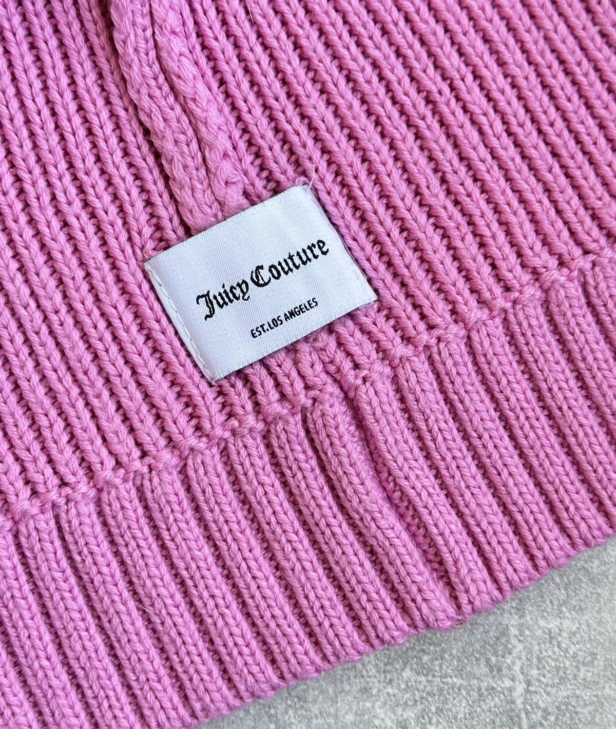 Juicy Couture Juicy Couture Pinky Beanie Hat Knit Y2K Size ONE SIZE - 4 Thumbnail