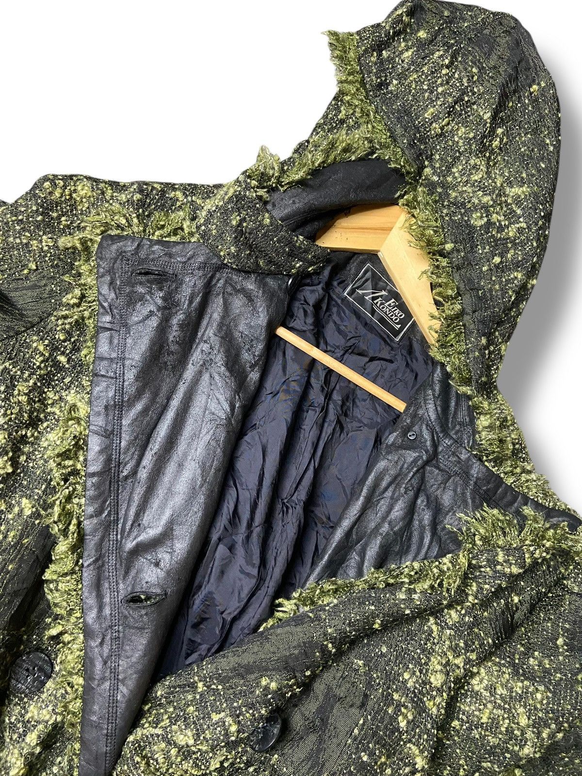 Japanese Brand × Seditionaries × Vintage EIKO KONDO Double Breasted Hooded Long Coat (124) Size US XS / EU 42 / 0 - 3 Thumbnail