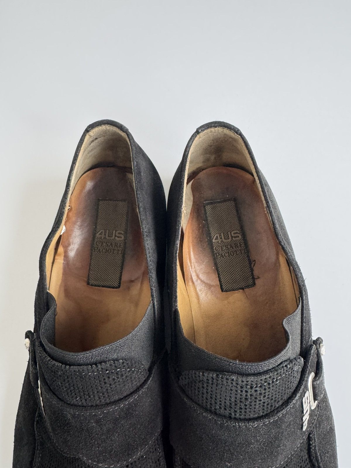 Paciotti Cesare Paciotti 4US Black Suede Loafers Slip On Size 9 Size US 9 / EU 42 - 13 Thumbnail