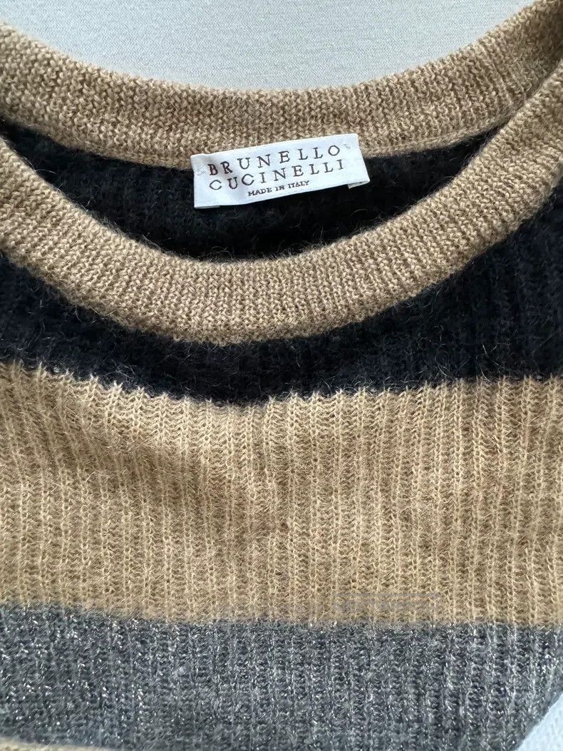 Brunello Cucinelli Brunello Cucinelli Striped Sweater Size XS / US 0-2 / IT 36-38 - 2 Thumbnail