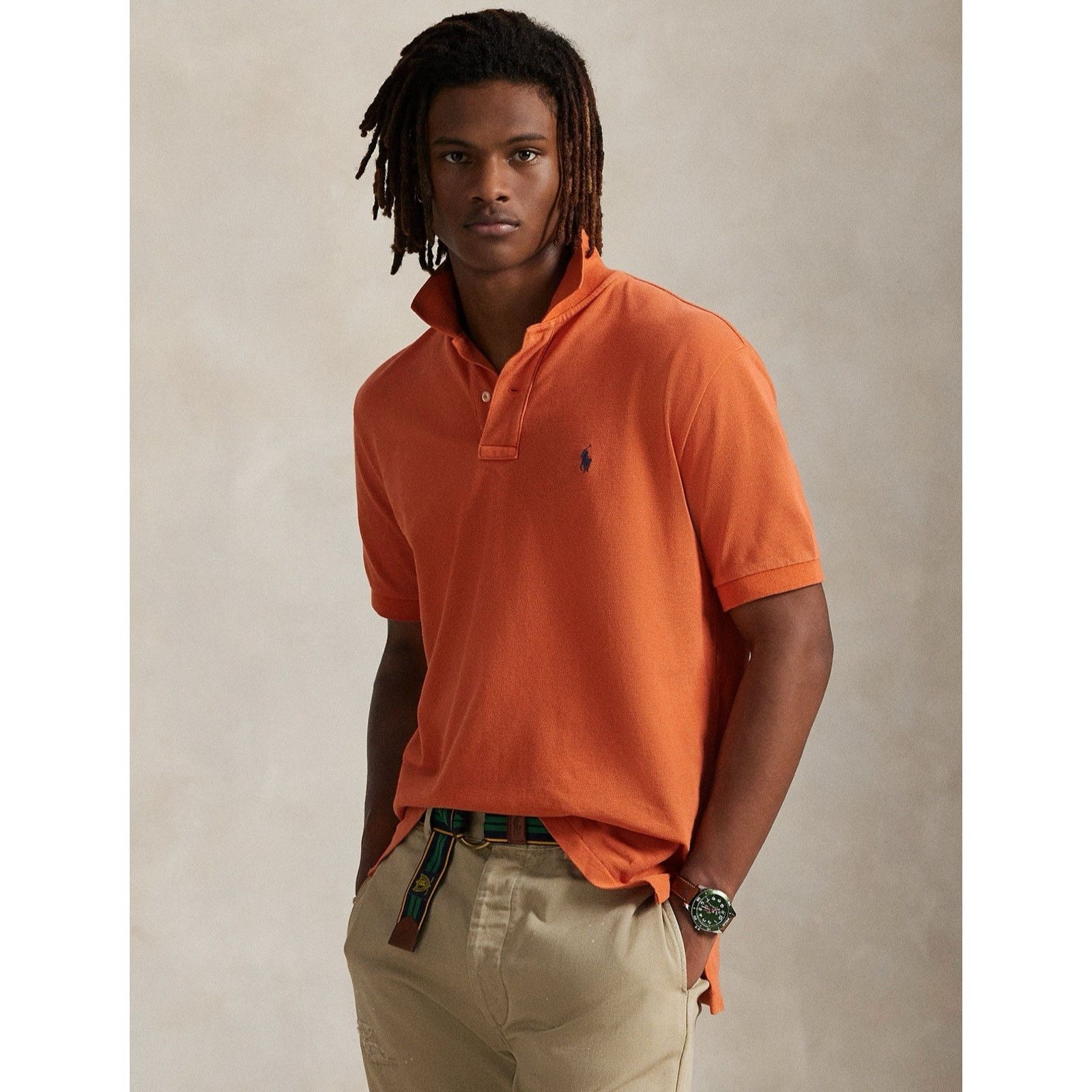Polo Ralph Lauren NWT Polo Ralph Lauren Classic Fit Polo Shirt Men's M Orange Size US M / EU 48-50 / 2 - 6 Thumbnail