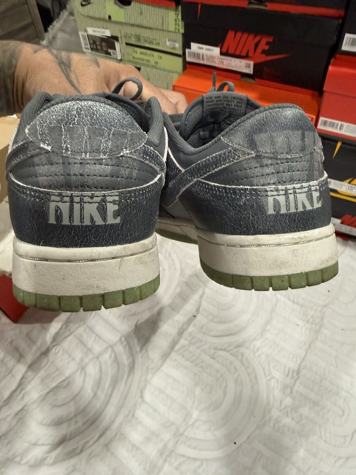 Nike Nike dunk dark grey soles glow size 10 Size US 10 / EU 43 - 5 Thumbnail