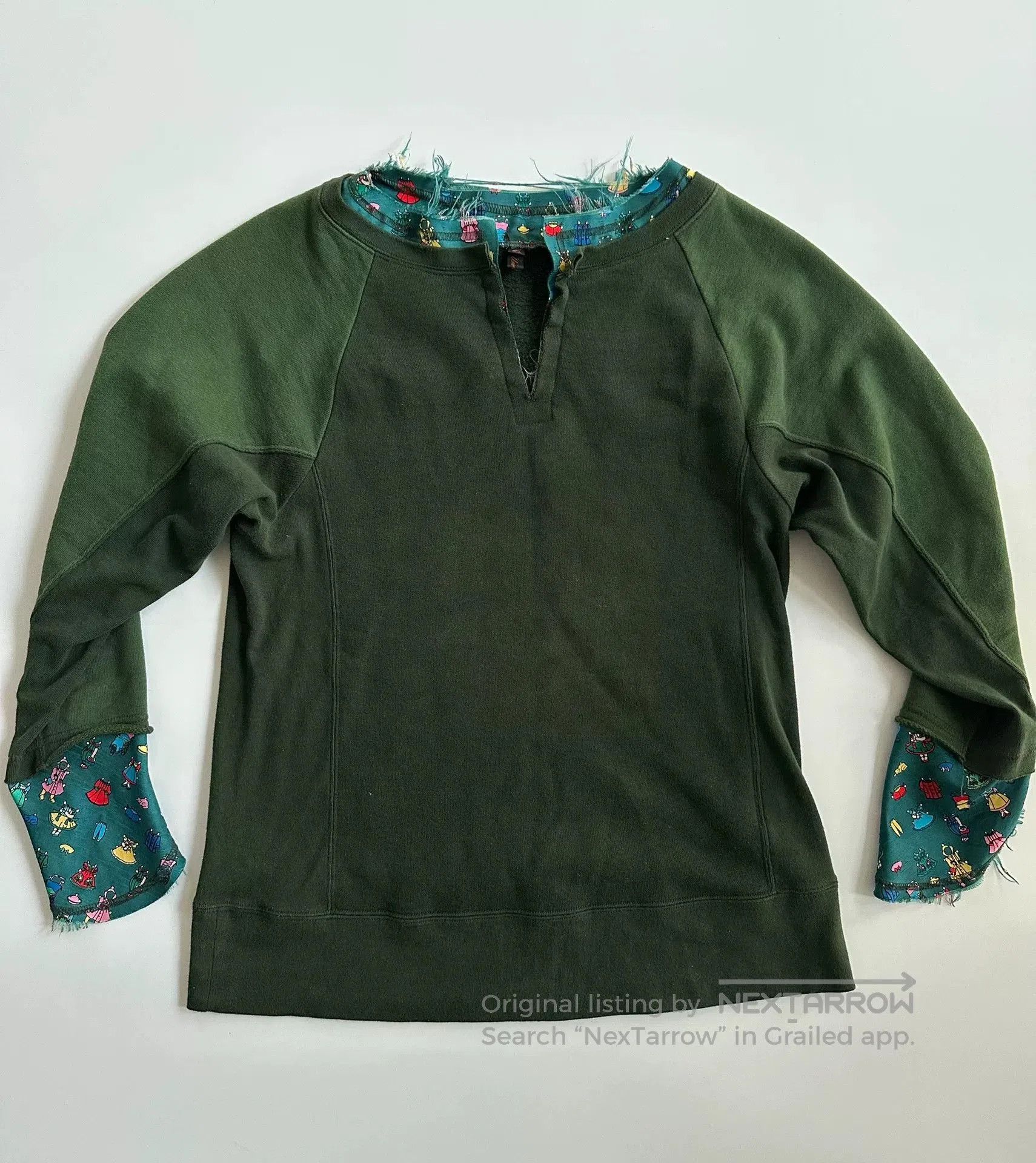 Undercover UNDERCOVER Distressed Sweatshirt with Illustrations. Size US M / EU 48-50 / 2 - 2 Thumbnail