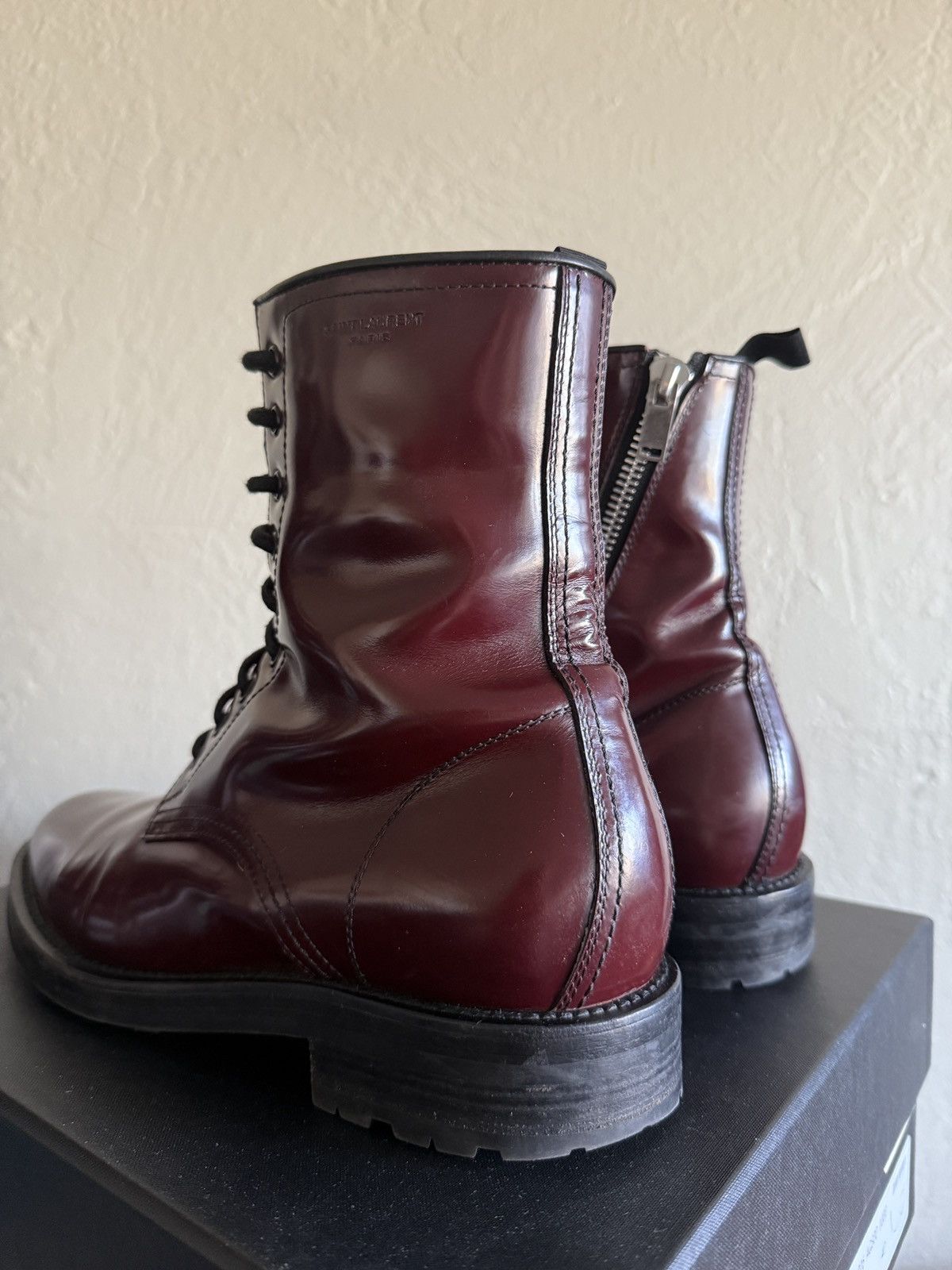 Hedi Slimane × Saint Laurent Paris Rare Saint Laurent Paris Military Boots Ranger Hedi Slimane Size US 10 / EU 43 - 10 Thumbnail