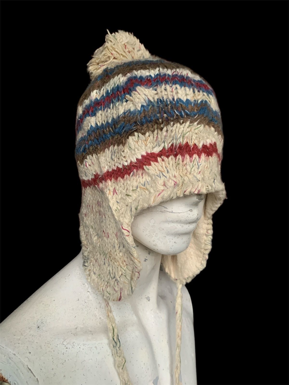 Handmade Handmade Crochet Knitted Beanie From Japan Size ONE SIZE - 2 Thumbnail