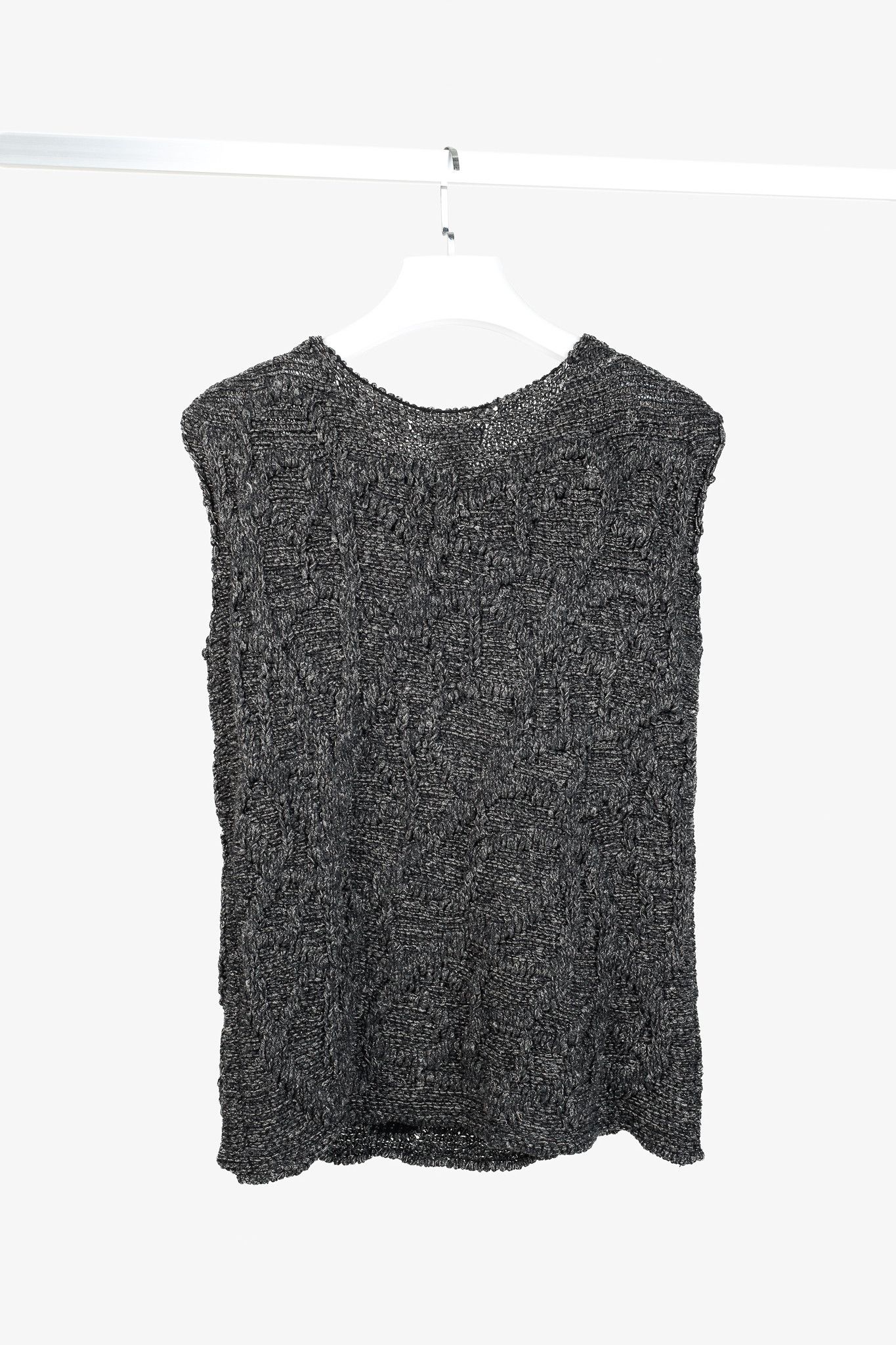 Sarah Pacini Sarah Pacini Wide Neckline Black Long-Sleeve Wool Sweater Size XS / US 0-2 / IT 36-38 - 2 Thumbnail