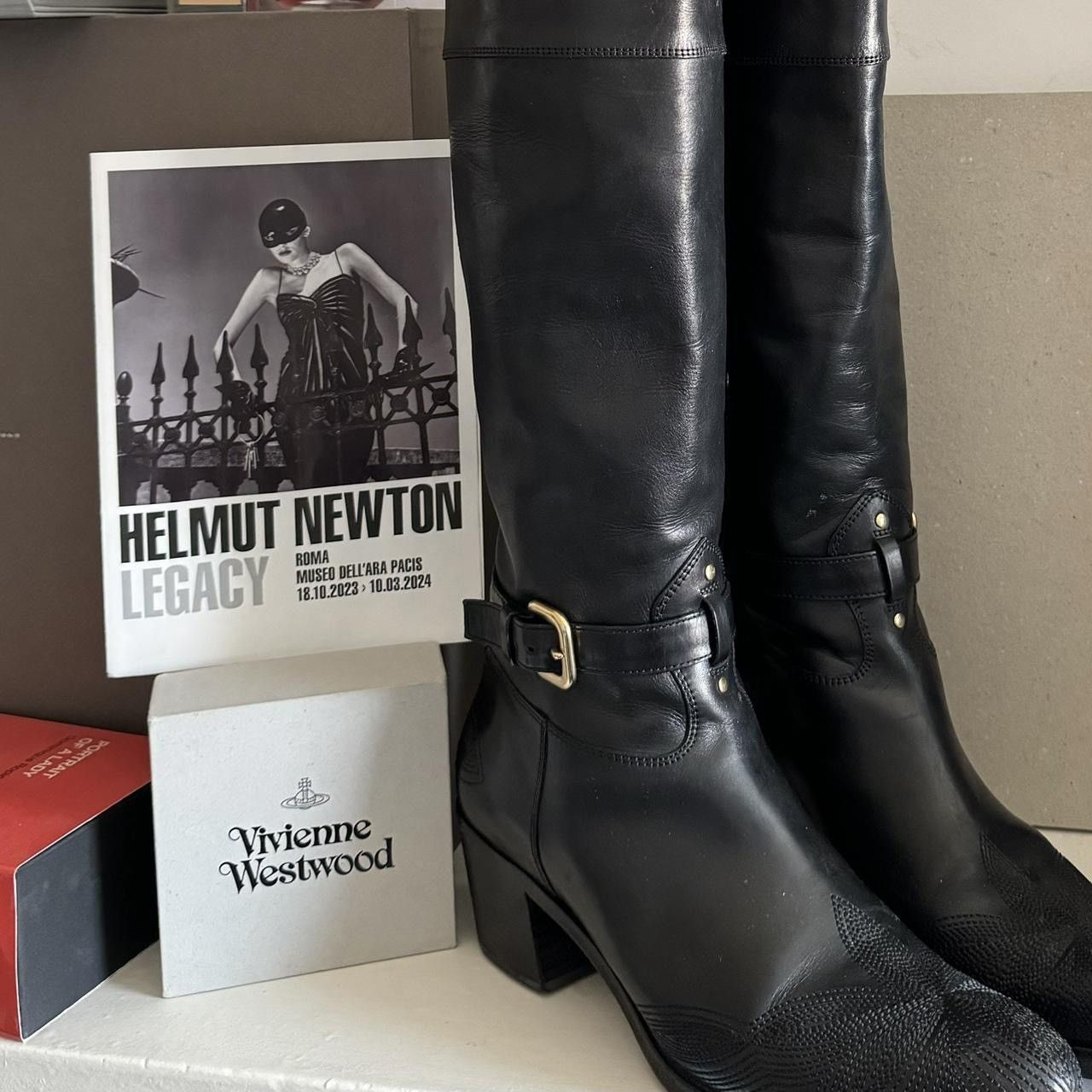 Prada Prada Archive Vintage biker gladiator boots with many belts Size US 8 / IT 38 - 7 Thumbnail