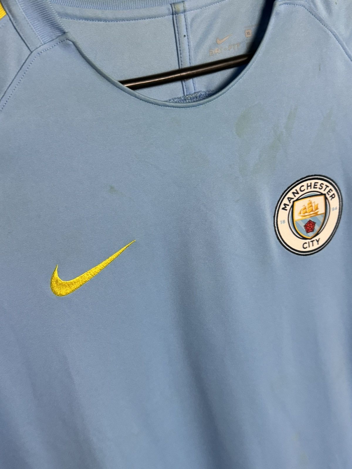 Nike Manchester City Training Football Jersey Size US XL / EU 56 / 4 - 3 Thumbnail