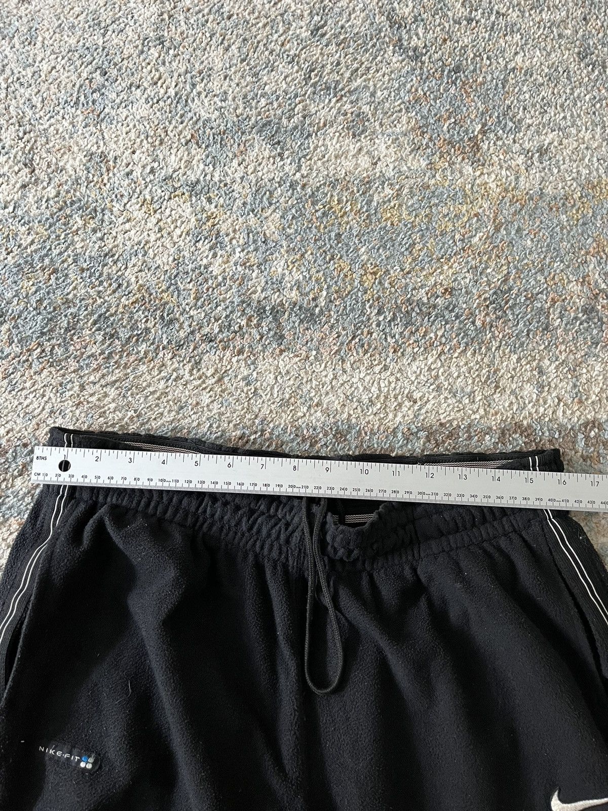 Nike × Vintage VTG Y2K Nike Fleece Jogger Sweatpants L 90s Size US 34 / EU 50 - 5 Thumbnail