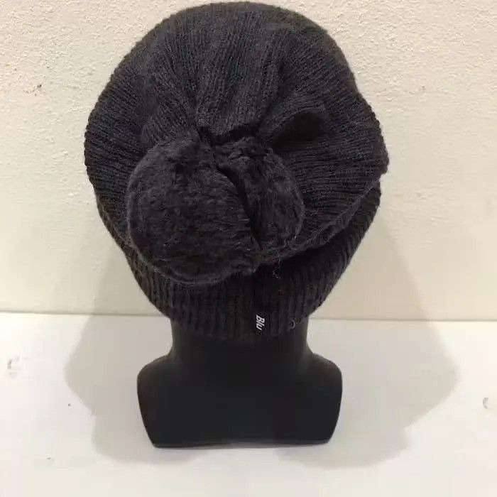 Vintage Federicamoretti Plain Beanie Hat Size ONE SIZE - 4 Thumbnail