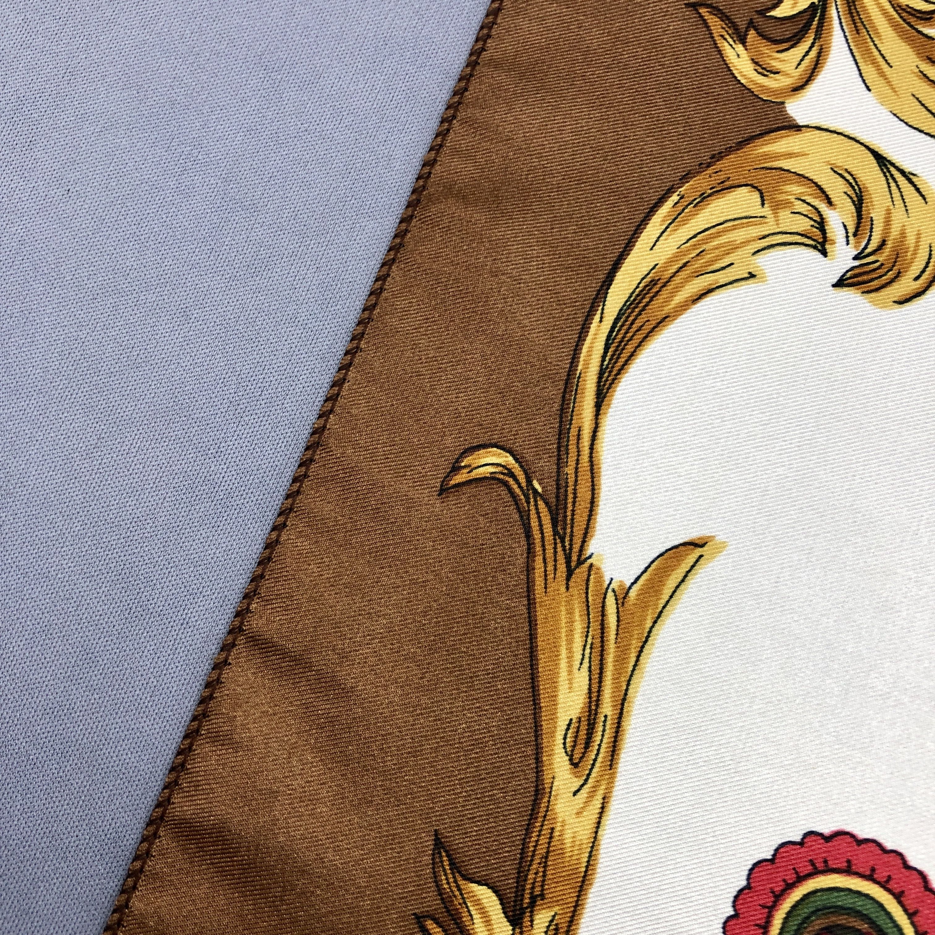 Japanese Brand Vintage Nautical SILK Scarf Twill Stole Wraps Scarves Size ONE SIZE - 7 Thumbnail