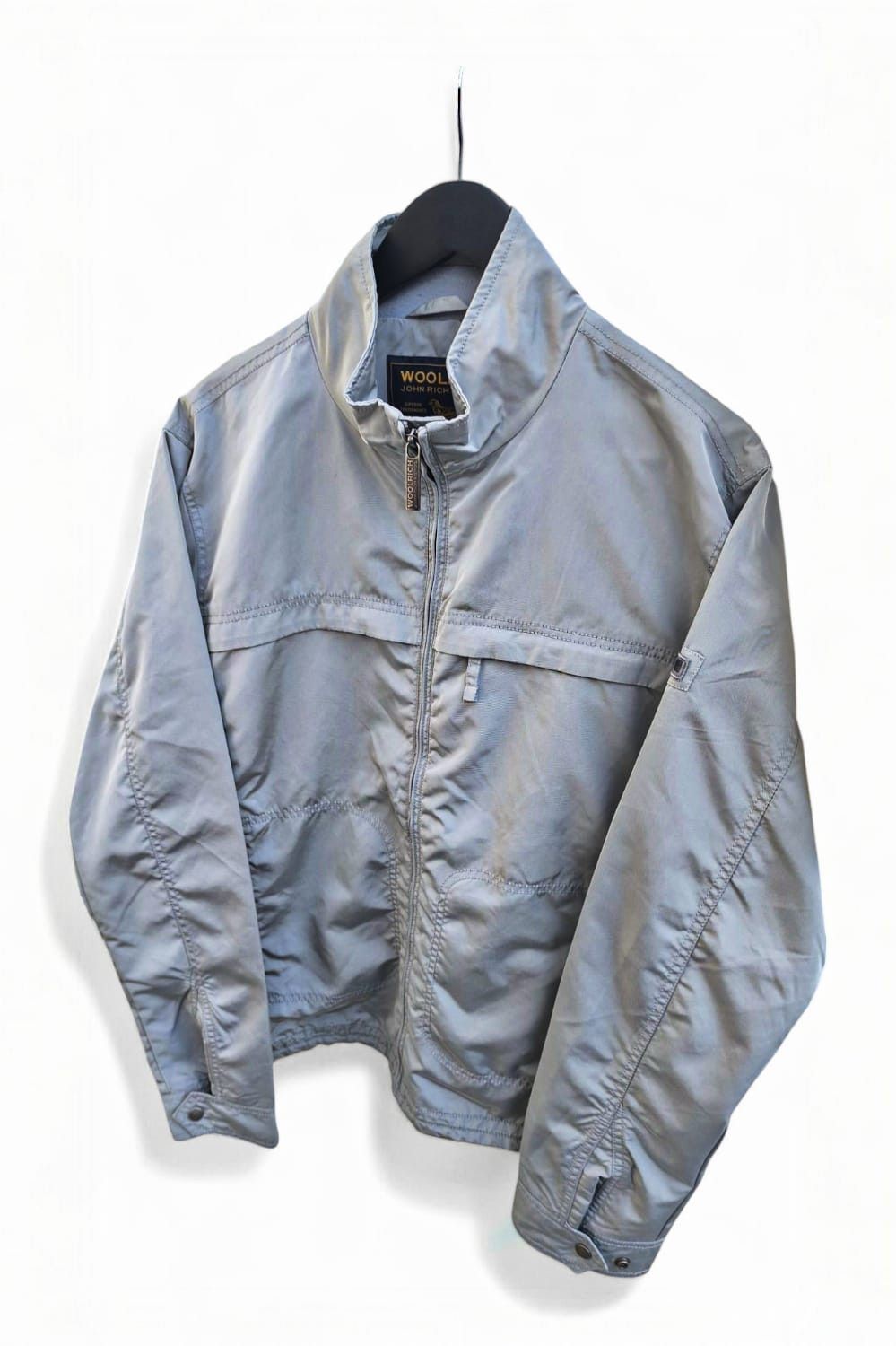 Woolrich Woolen Mills woolrich luxury metallic grey light jacket Size US L / EU 52-54 / 3 - 2 Thumbnail