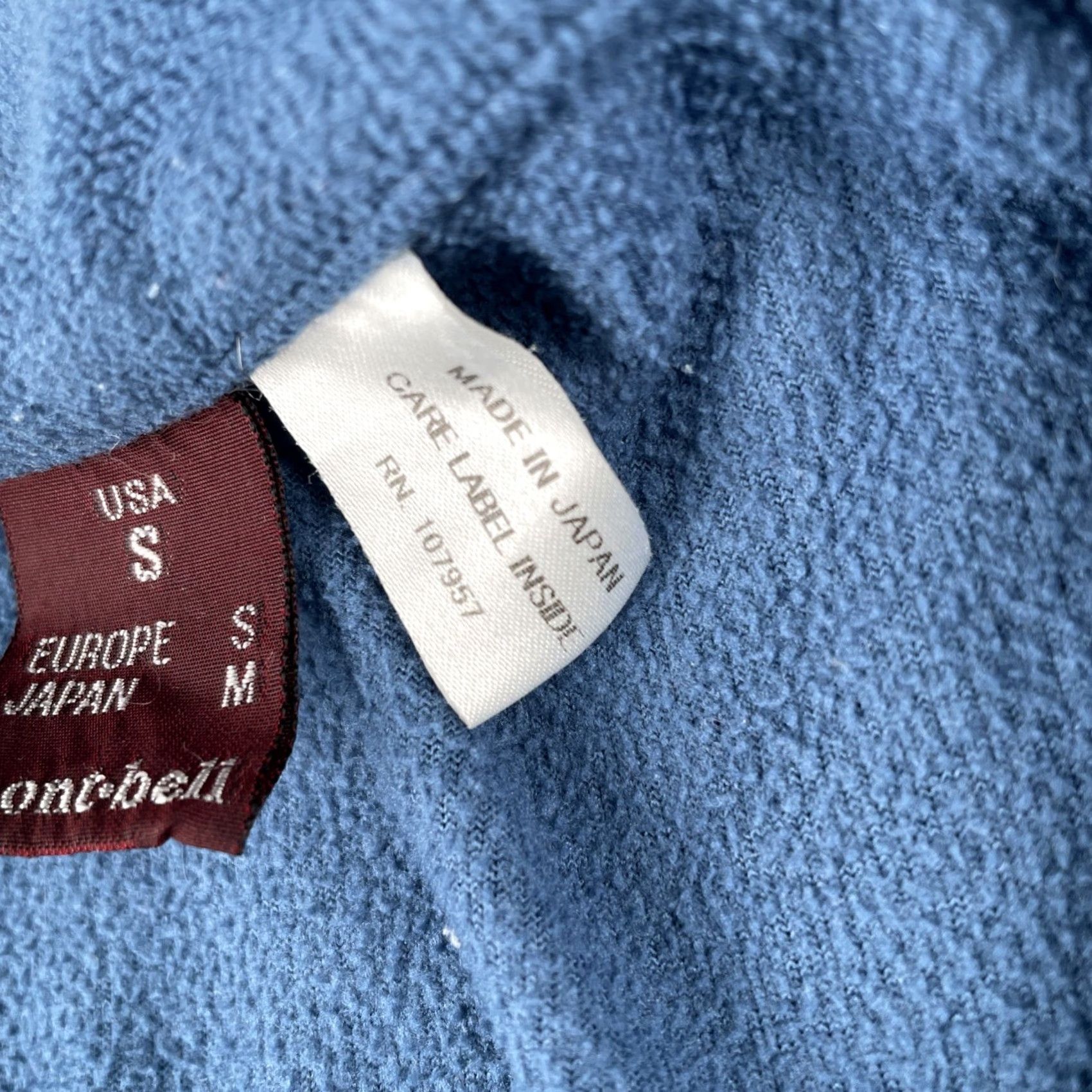 Montbell VINTAGE Mont Bell Fleece Zip-Up Vest Women’s S Blue Made In Japan Aruc Size S / US 4 / IT 40 - 6 Thumbnail