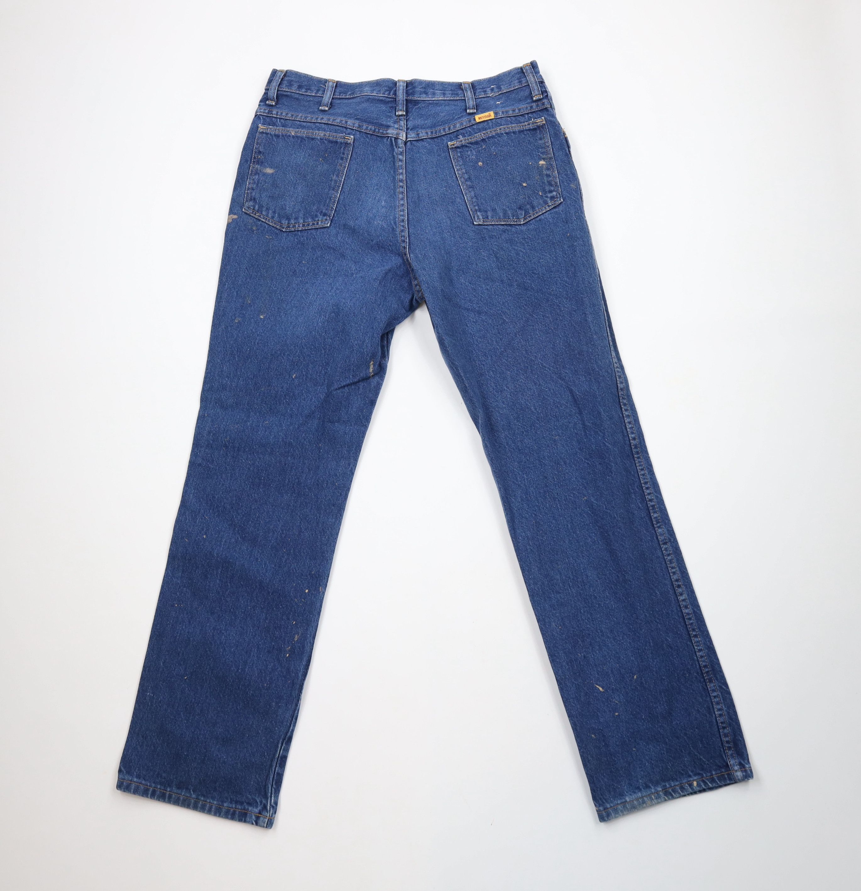 Vintage Vintage 70s 80s Streetwear Straight Leg Denim Jeans Blue USA Size US 34 / EU 50 - 10 Thumbnail