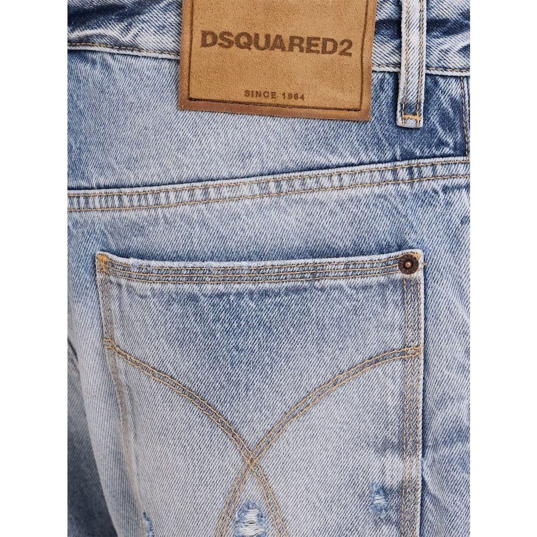 Dsquared2 DSQUARED2 Bro Blue Denim Jeans New & Authentic (Men's size:U Size US 26 / EU 42 - 2 Thumbnail