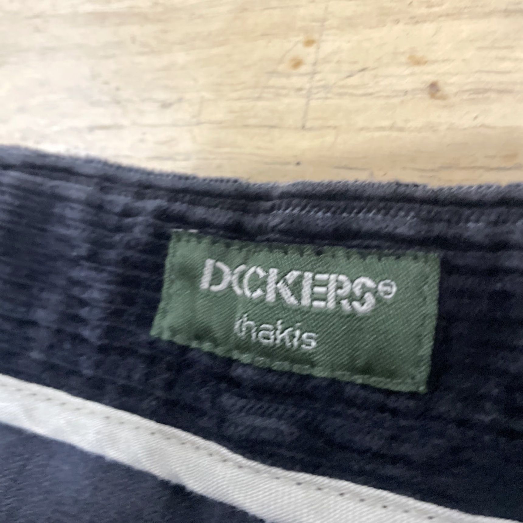 Dockers VINTAGE Dockers Khakis Pants Men 36x32 Corduroy Black 90s Skater Chunky 36 Regular Mens Size US 36 / EU 52 - 6 Thumbnail