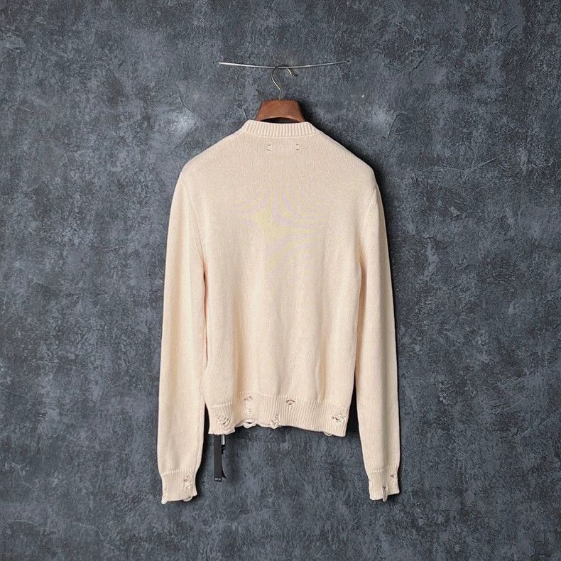 Amiri AmiriBeige letter embroidered round-neck sweater 2503-Nexta Size US S / EU 44-46 / 1 - 2 Thumbnail