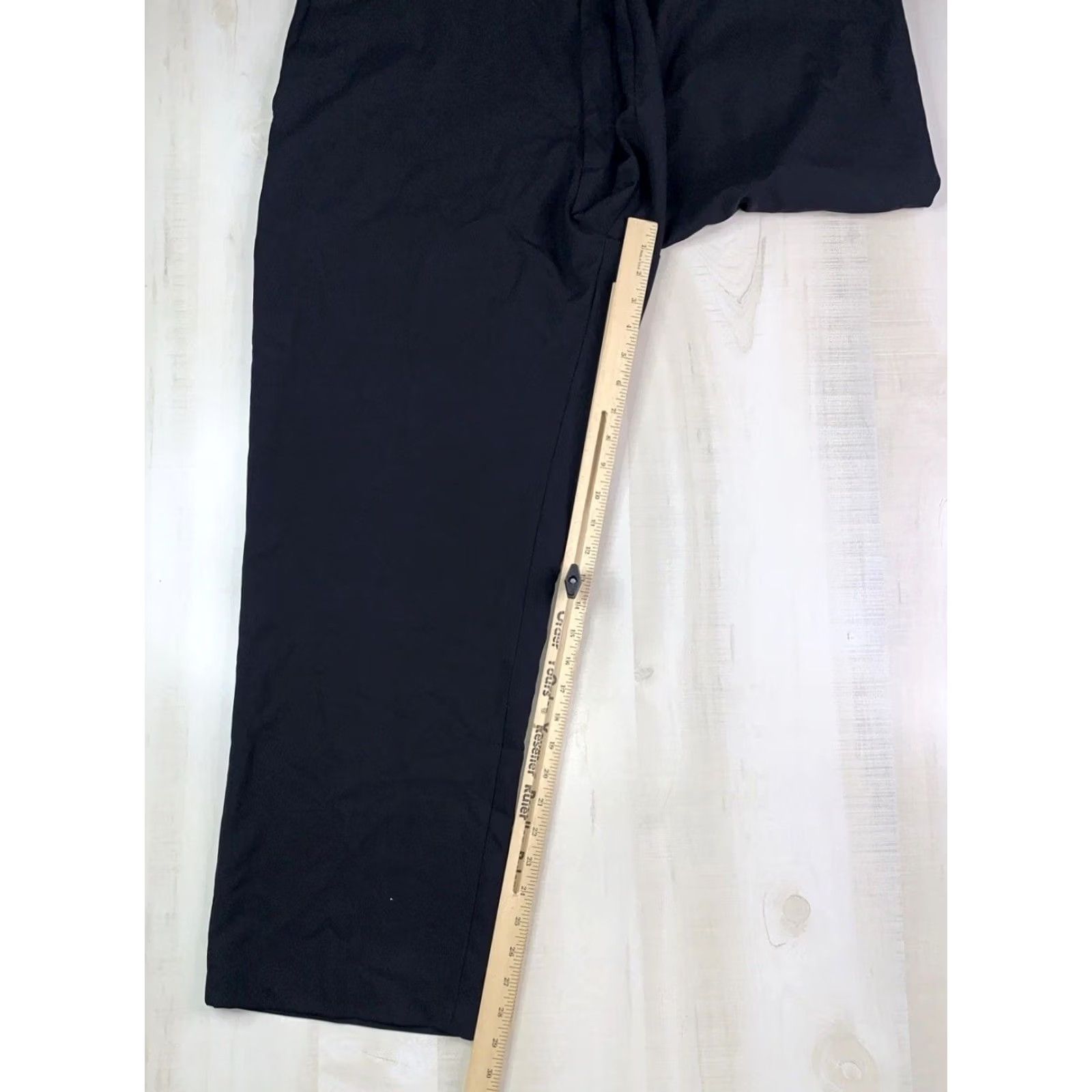 Haggar Haggar Pants Shirt Men’s Black 42x29 Classic Fit Gripper Dress Pants, 42, Black, Polyester Blend, Solid, Regular, Business Formal Party/Cocktail, Men Size 42R - 4 Thumbnail