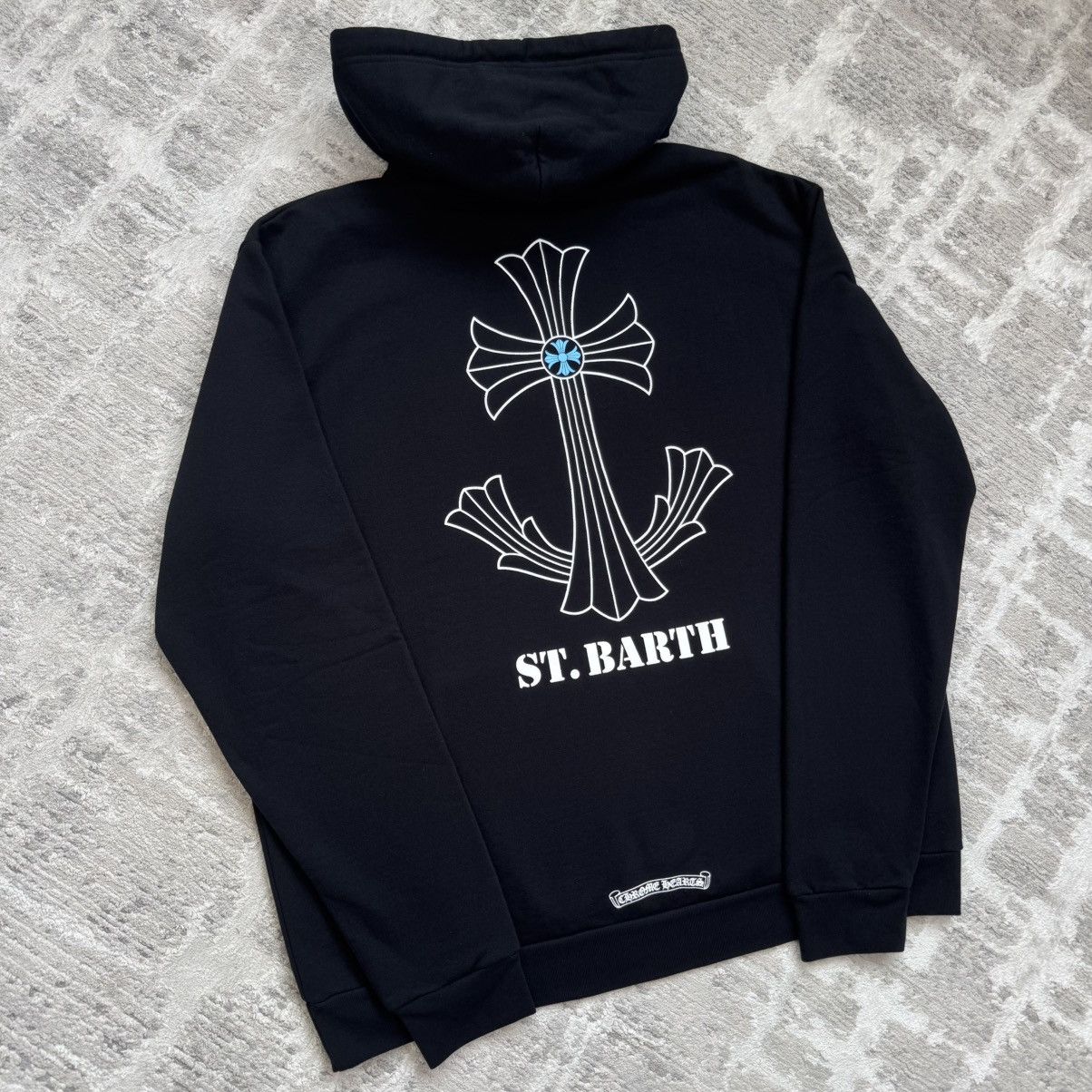 Chrome Hearts St barths cross pullover hoodie Size US L / EU 52-54 / 3 - 1 Thumbnail