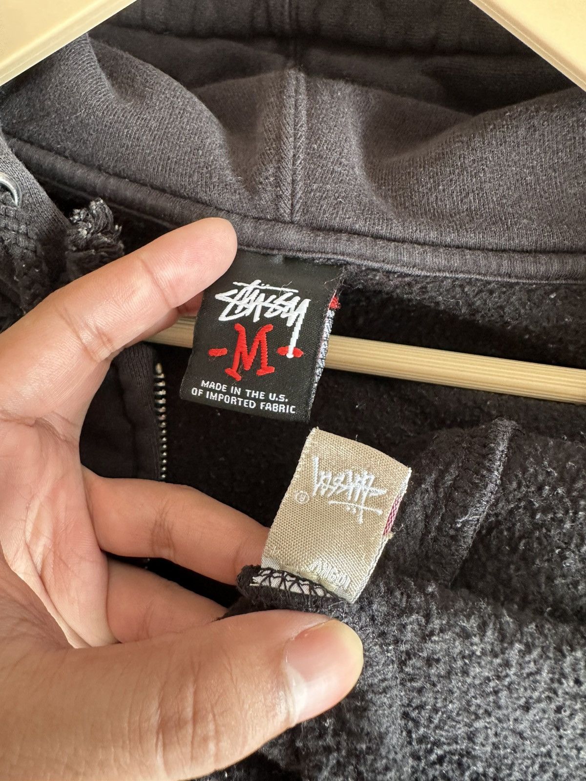 Stussy Vintage Stussy Zipper Hoodie Y2K Streetwear Size US M / EU 48-50 / 2 - 4 Thumbnail