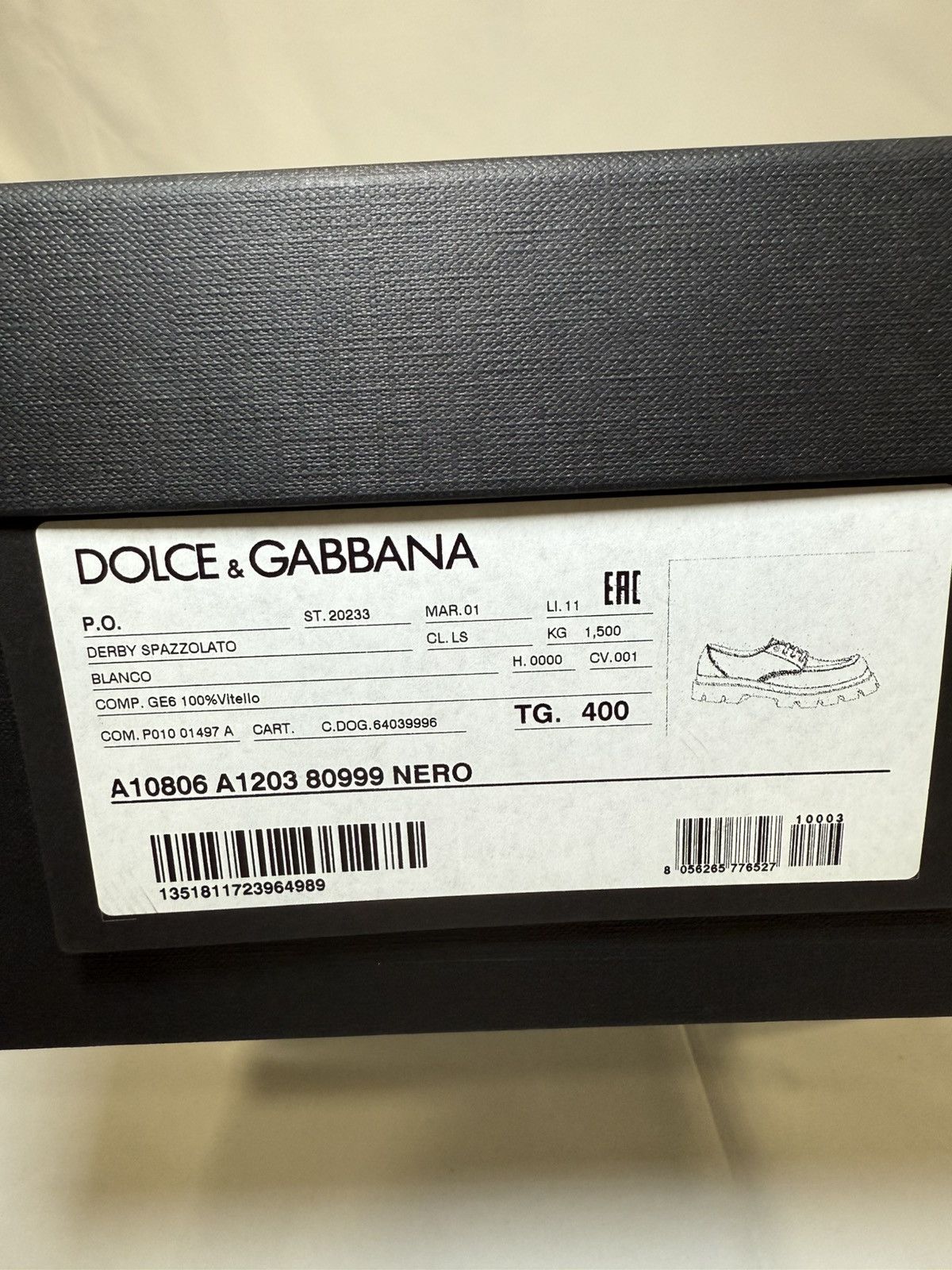 Dolce & Gabbana Calfskin Derby Shoes Size US 7 / EU 40 - 11 Thumbnail