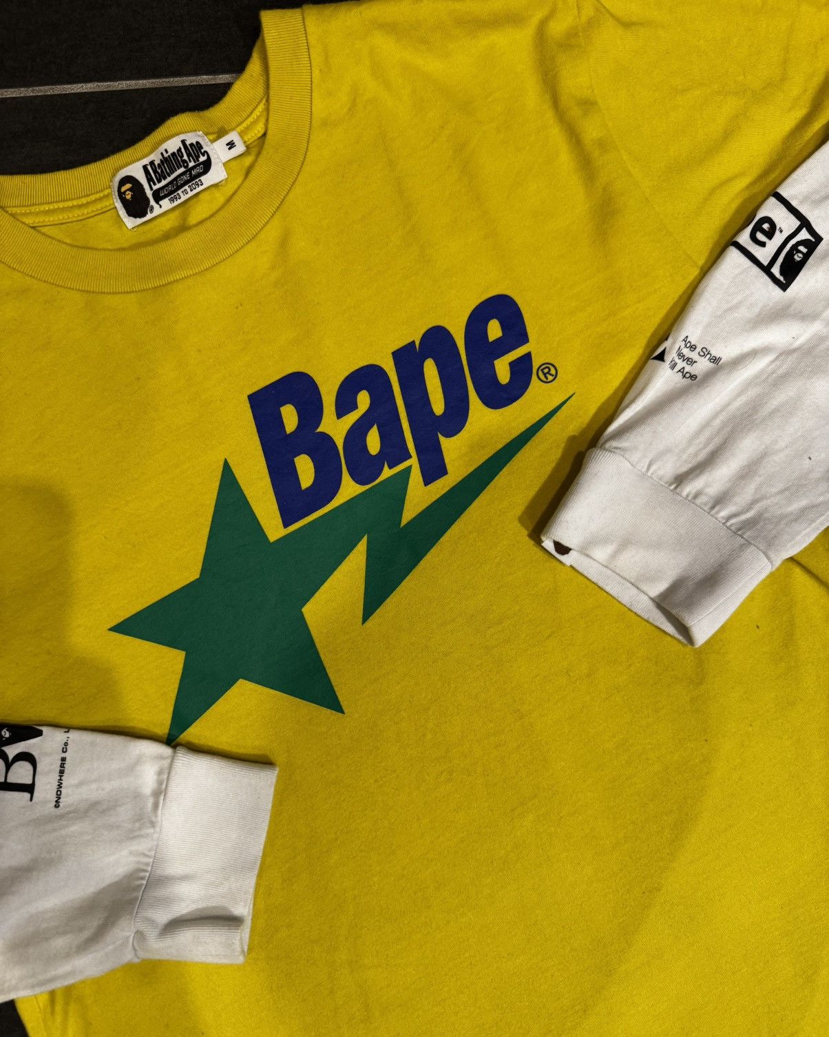 Bape Bape Sta 2022 Longsleeve Size US M / EU 48-50 / 2 - 3 Thumbnail