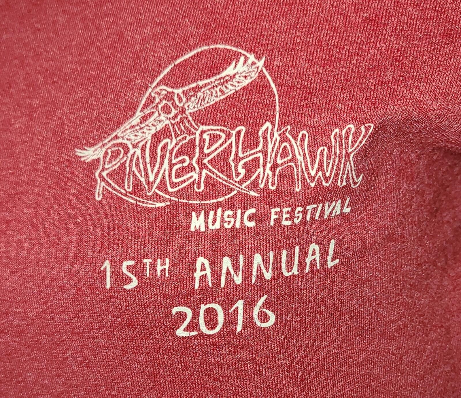 Gildan Riverhawk Music Festival 2016 Red T-Shirt Medium Size US M / EU 48-50 / 2 - 1 Thumbnail