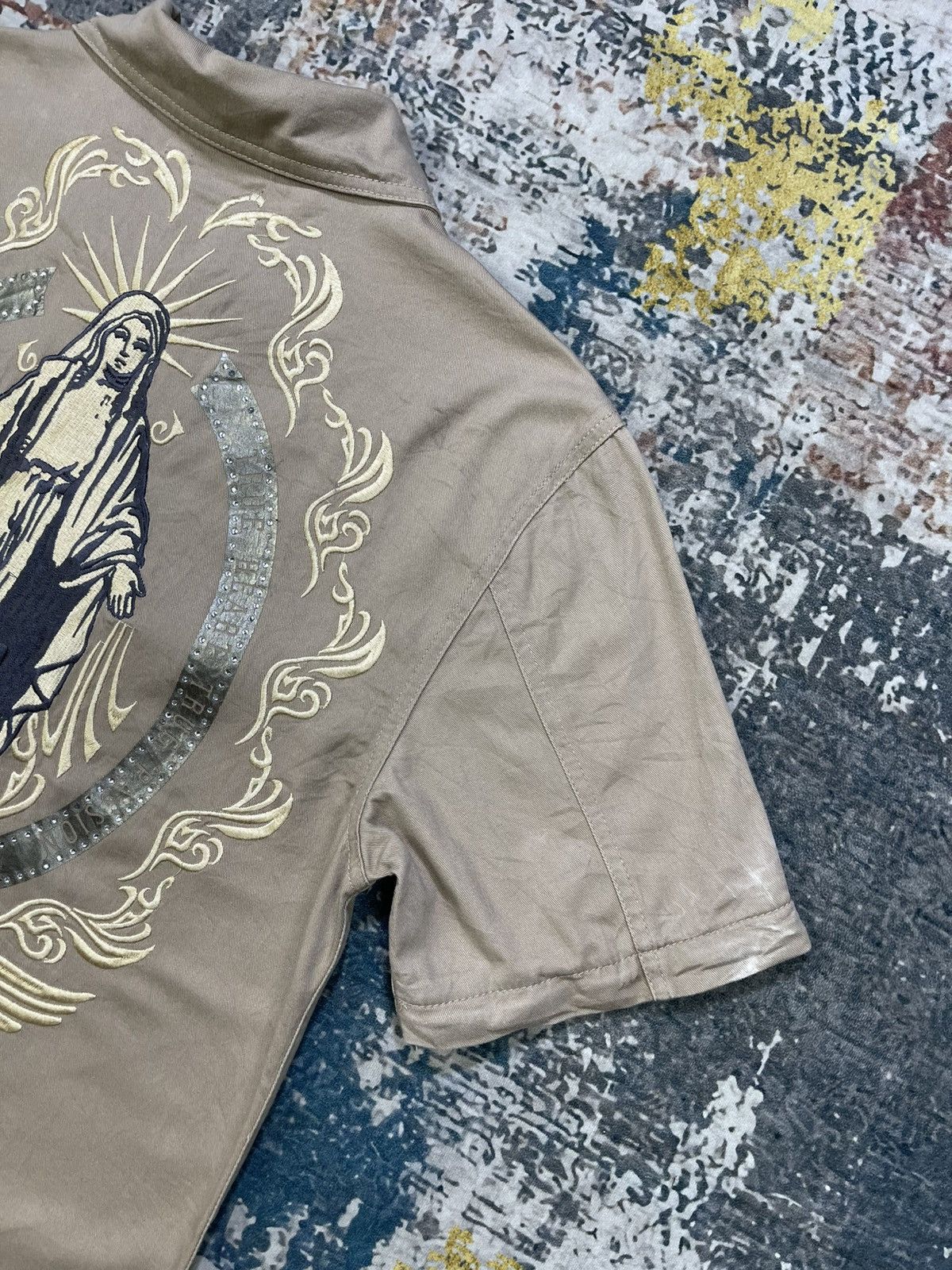 Japanese Brand Cool Drive Strike Virgin Mary Embroidered Jumpsuits Size US S / EU 44-46 / 1 - 3 Thumbnail