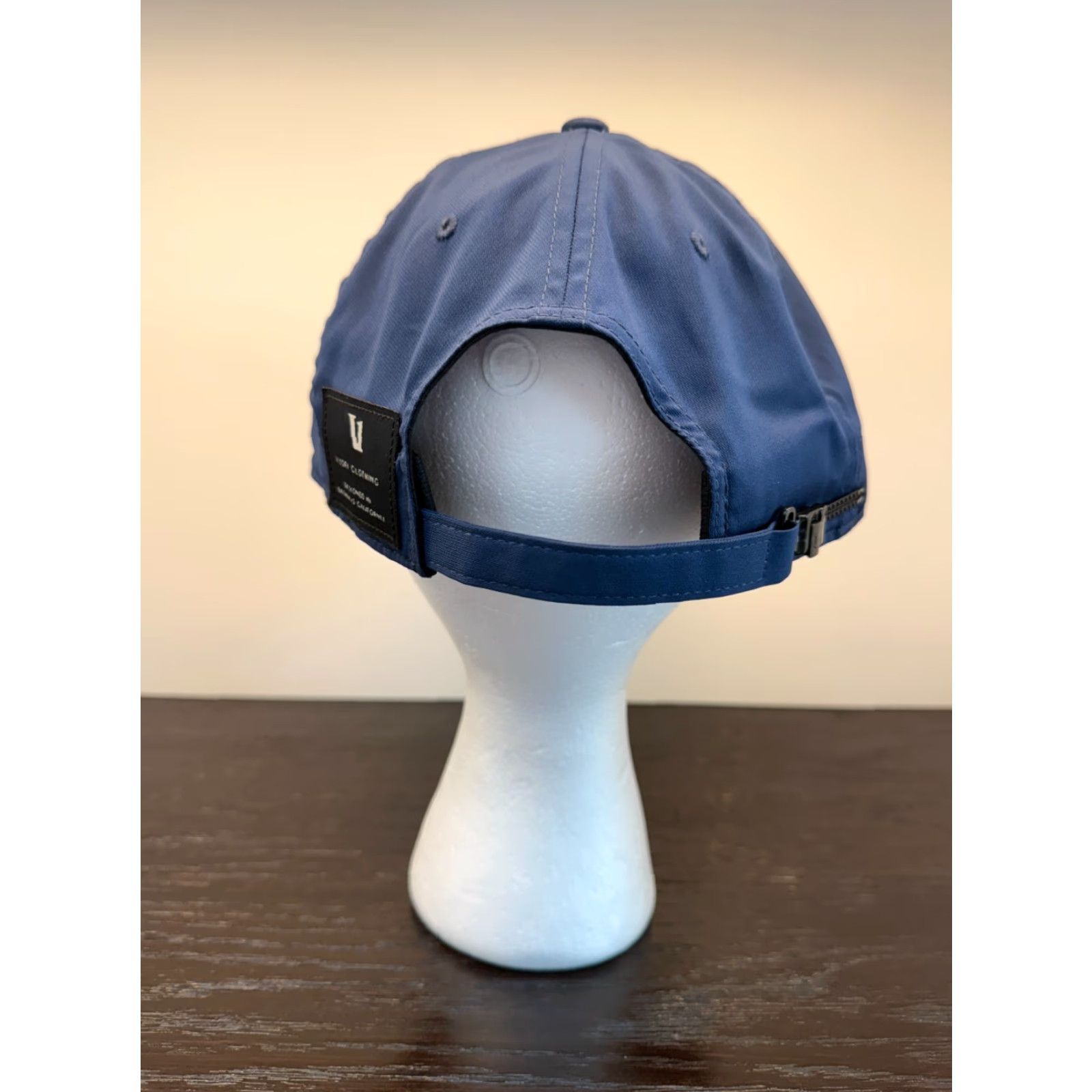 Vuori VUORI Men Blue Unstructured Strapback Cap OSFM Adjustable Hat Baseball Cap Men’s One Size Travel Beach Classic Dad Logo Fish Nature Sports Size ONE SIZE - 4 Thumbnail