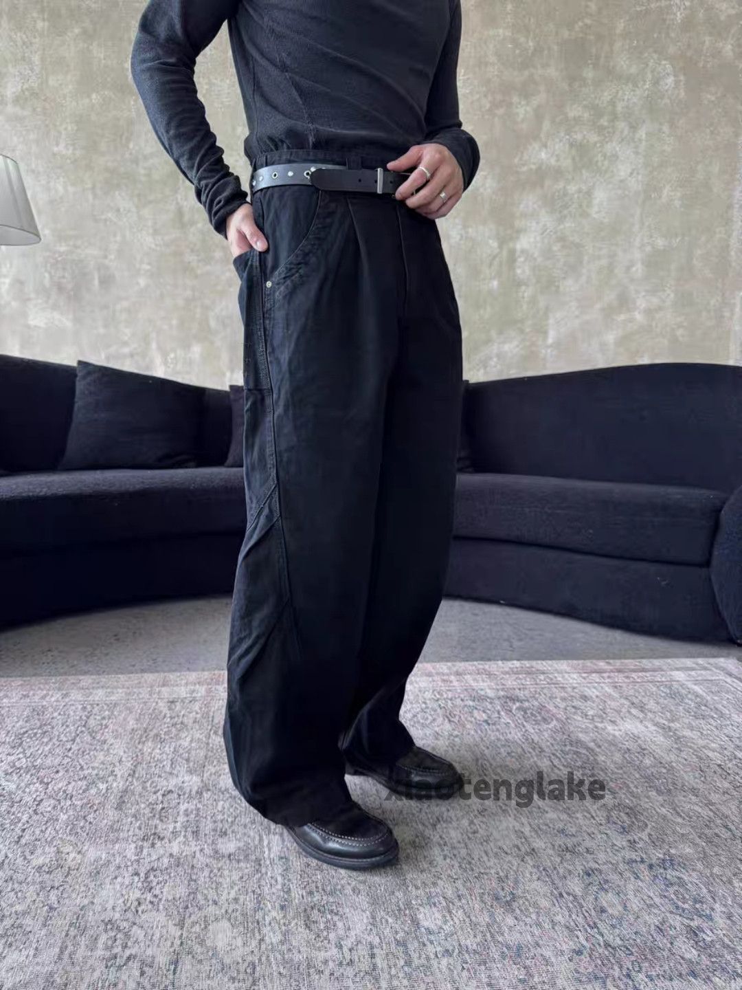 Vintage Otl Balenciaga rickowens style loose baggy cargo pants Size US 34 / EU 50 - 4 Thumbnail