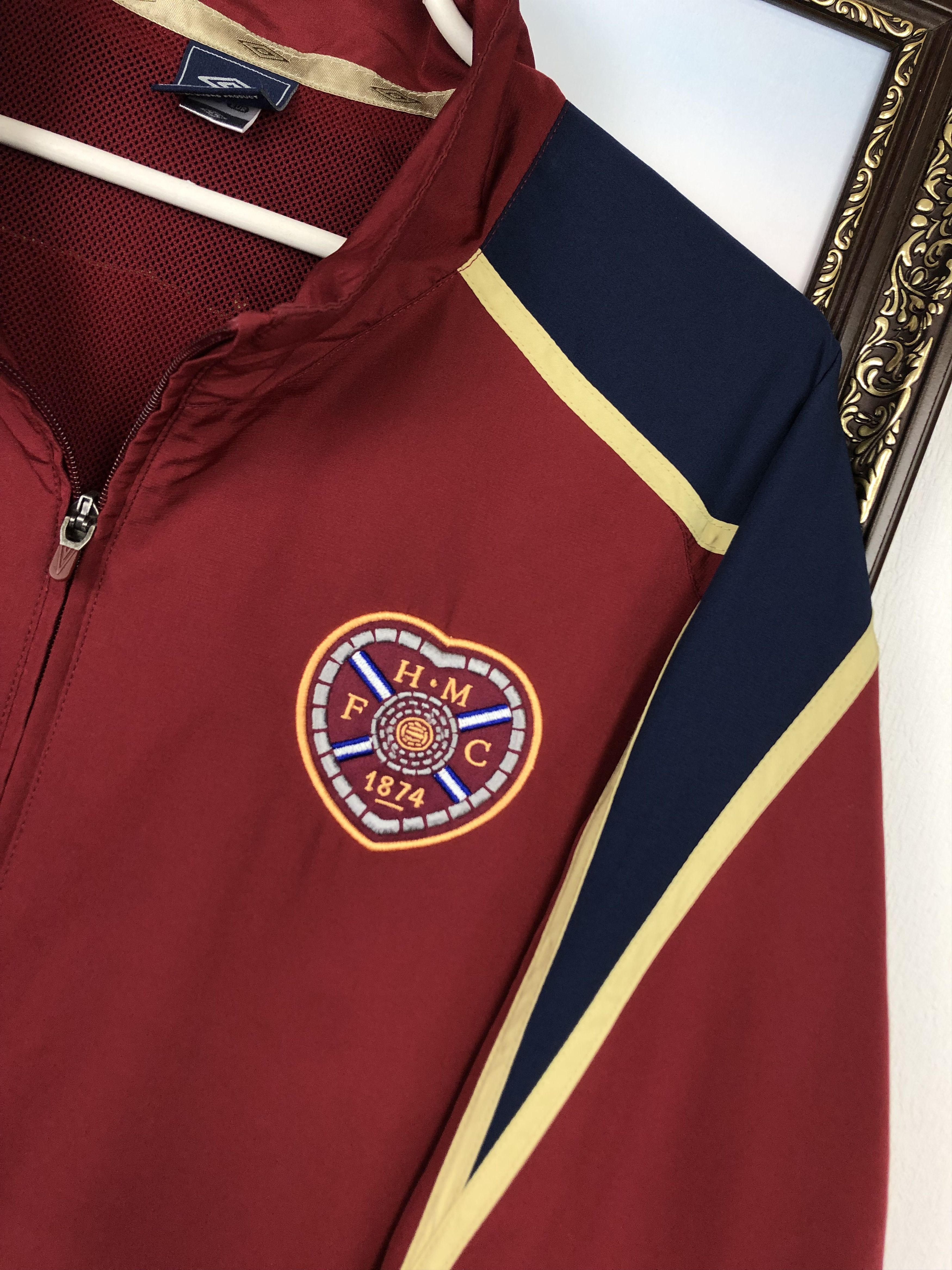 Umbro Vintage Heart Of Midlothian Hearts Football Jacket Track Size US XL / EU 56 / 4 - 3 Thumbnail