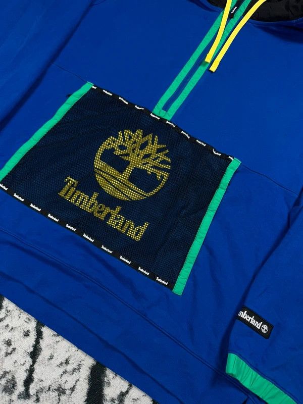 Timberland lightweight anorak jacket, blue, colorful, logo, 3XL Size US XXL / EU 58 / 5 - 3 Thumbnail