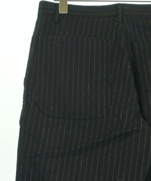 Comme des Garcons Black Cropped Striped Wool Long Pants Size US 30 / EU 46 - 5 Thumbnail